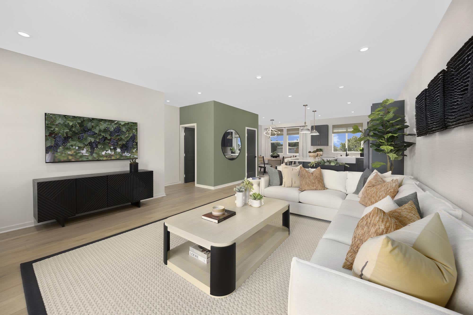 Great Room – Plan Six at Mason in Anaheim, CA by Landsea Homes