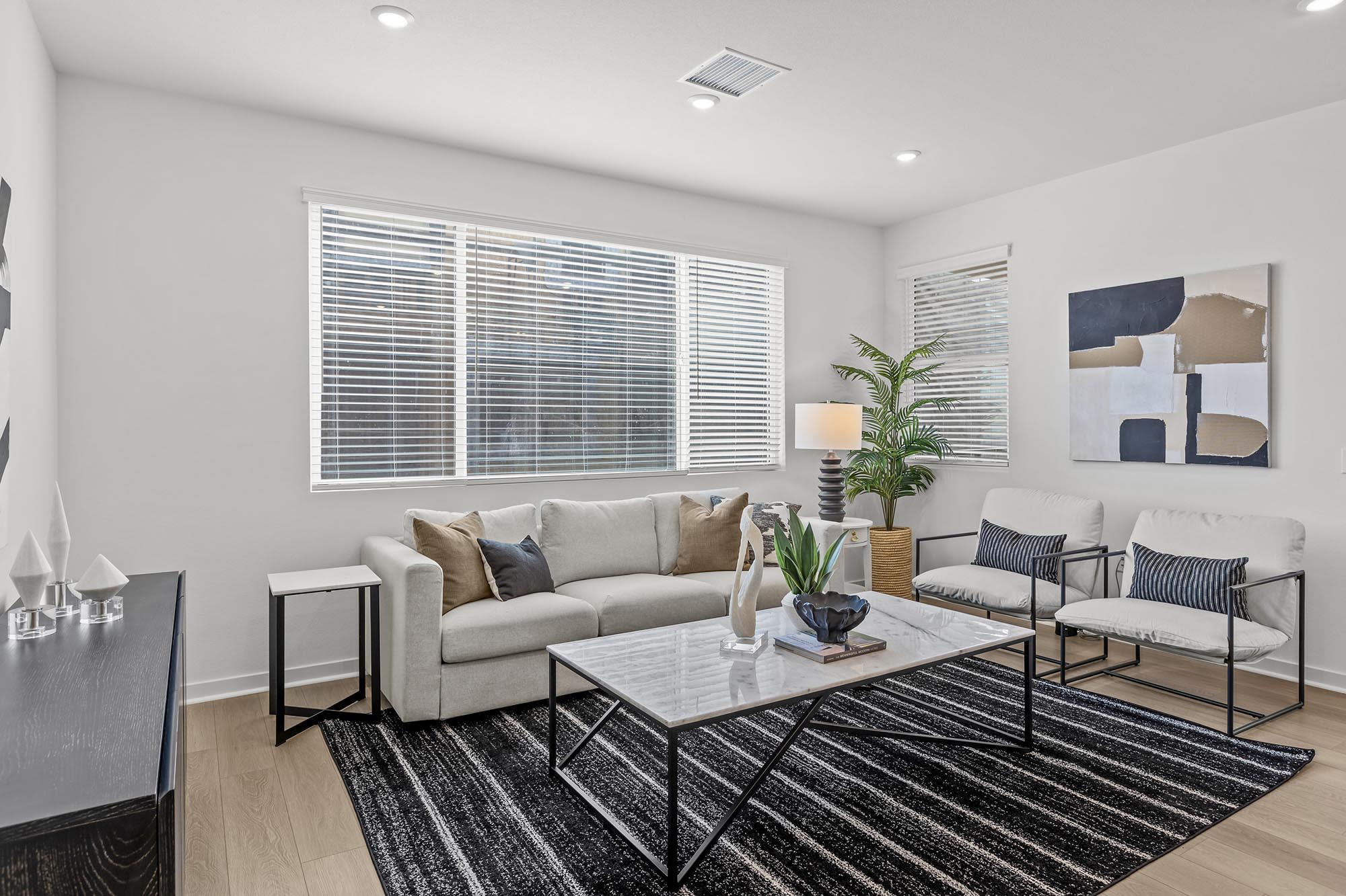 Great Room – Plan Four at Mason in Anaheim, CA by Landsea Homes