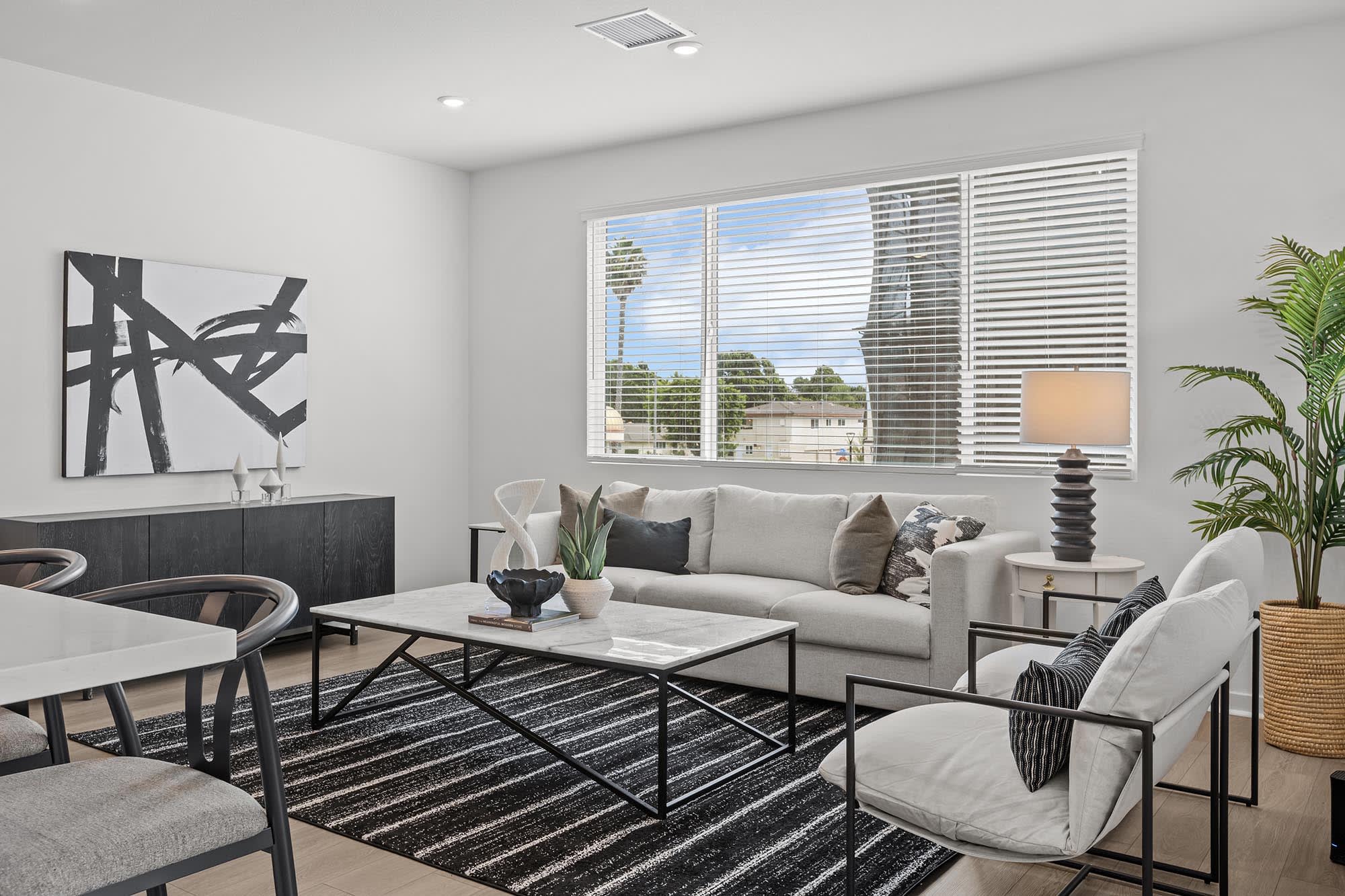 Great Room – Plan Four at Mason in Anaheim, CA by Landsea Homes