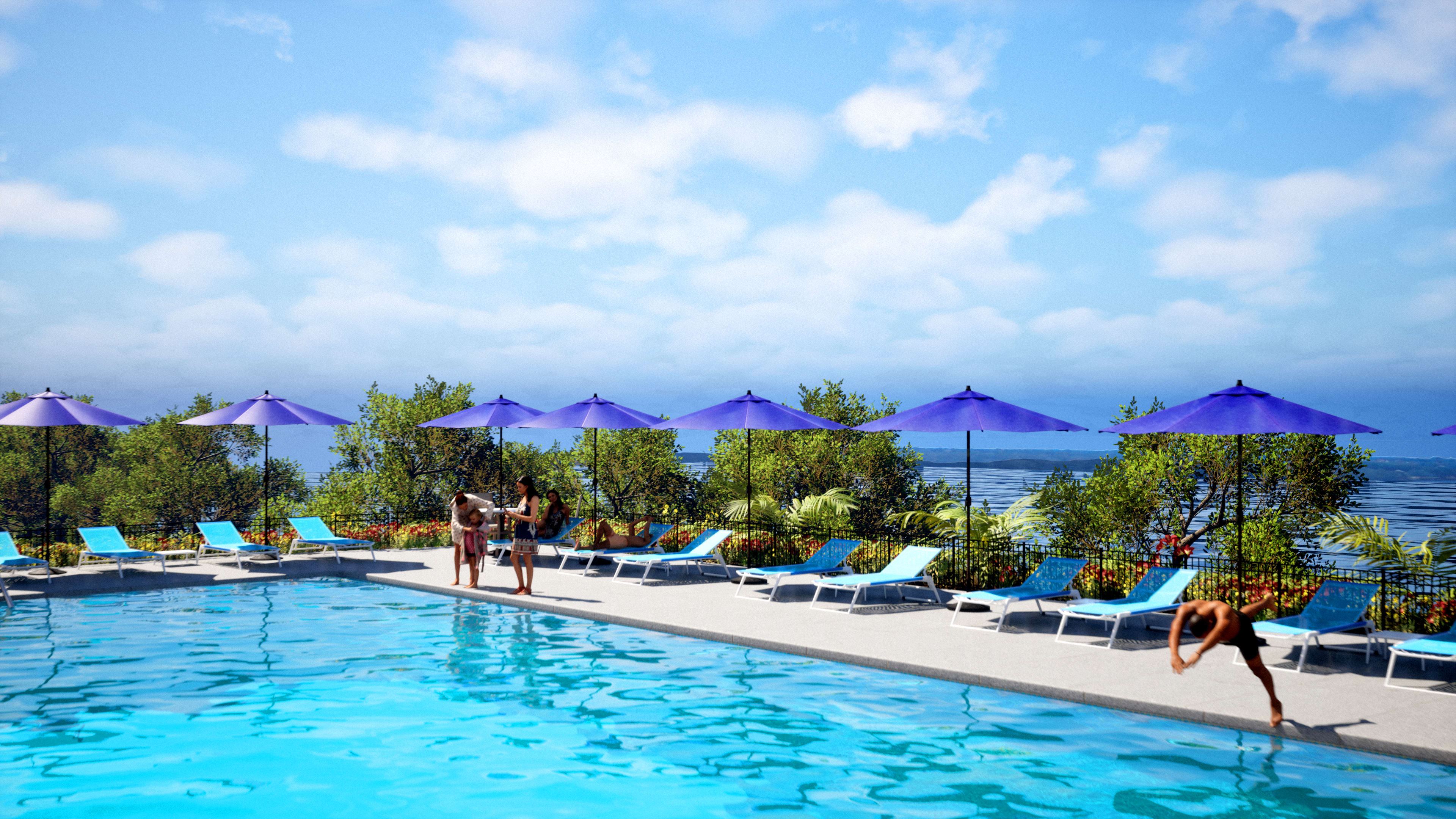 Future Pool & Cabana will overlook stunning Lake Lucy | Cypress Bluff | New Homes in Groveland, FL | Landsea Homes