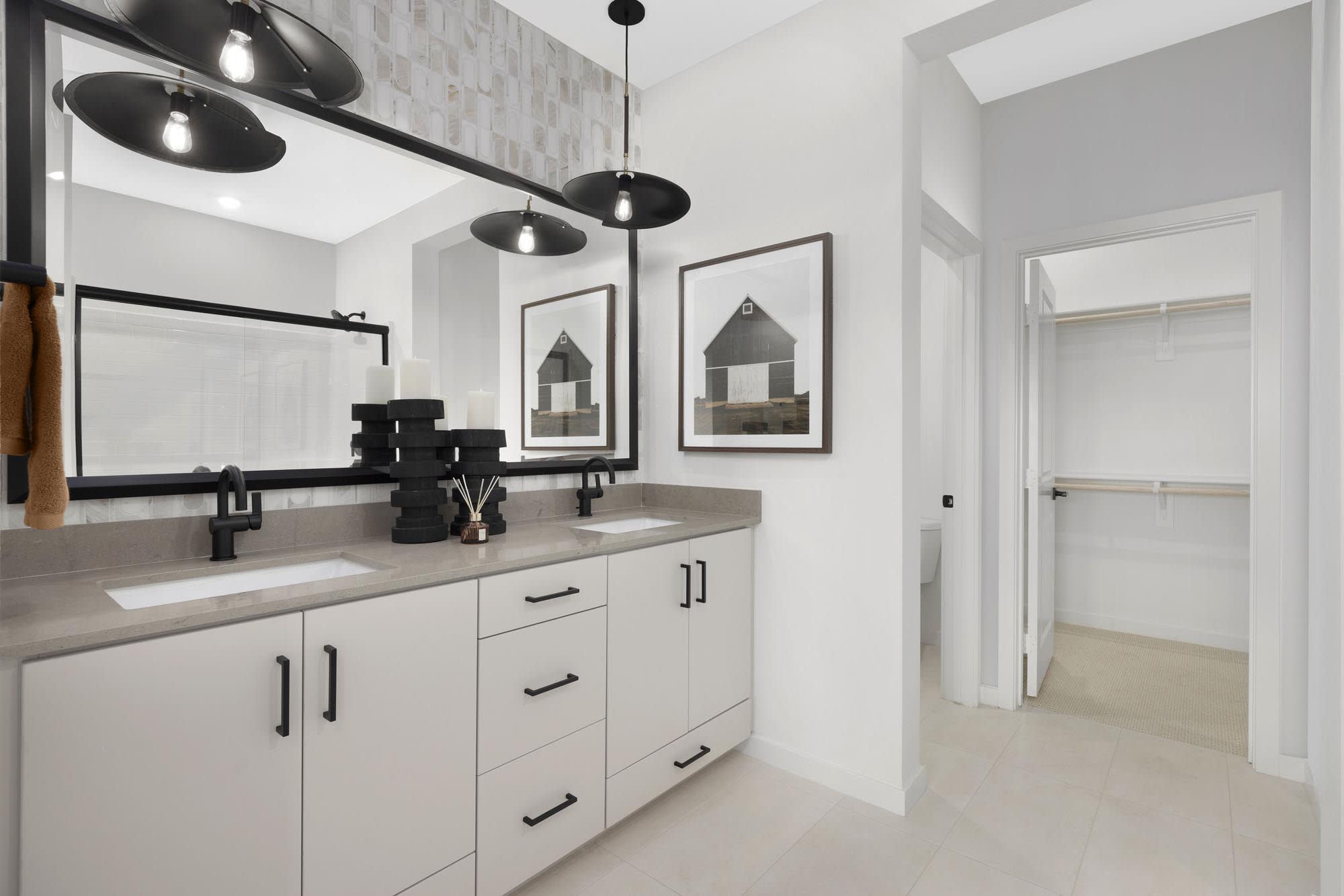 Primary Bathroom – Plan Five at Mason in Anaheim, CA by Landsea Homes