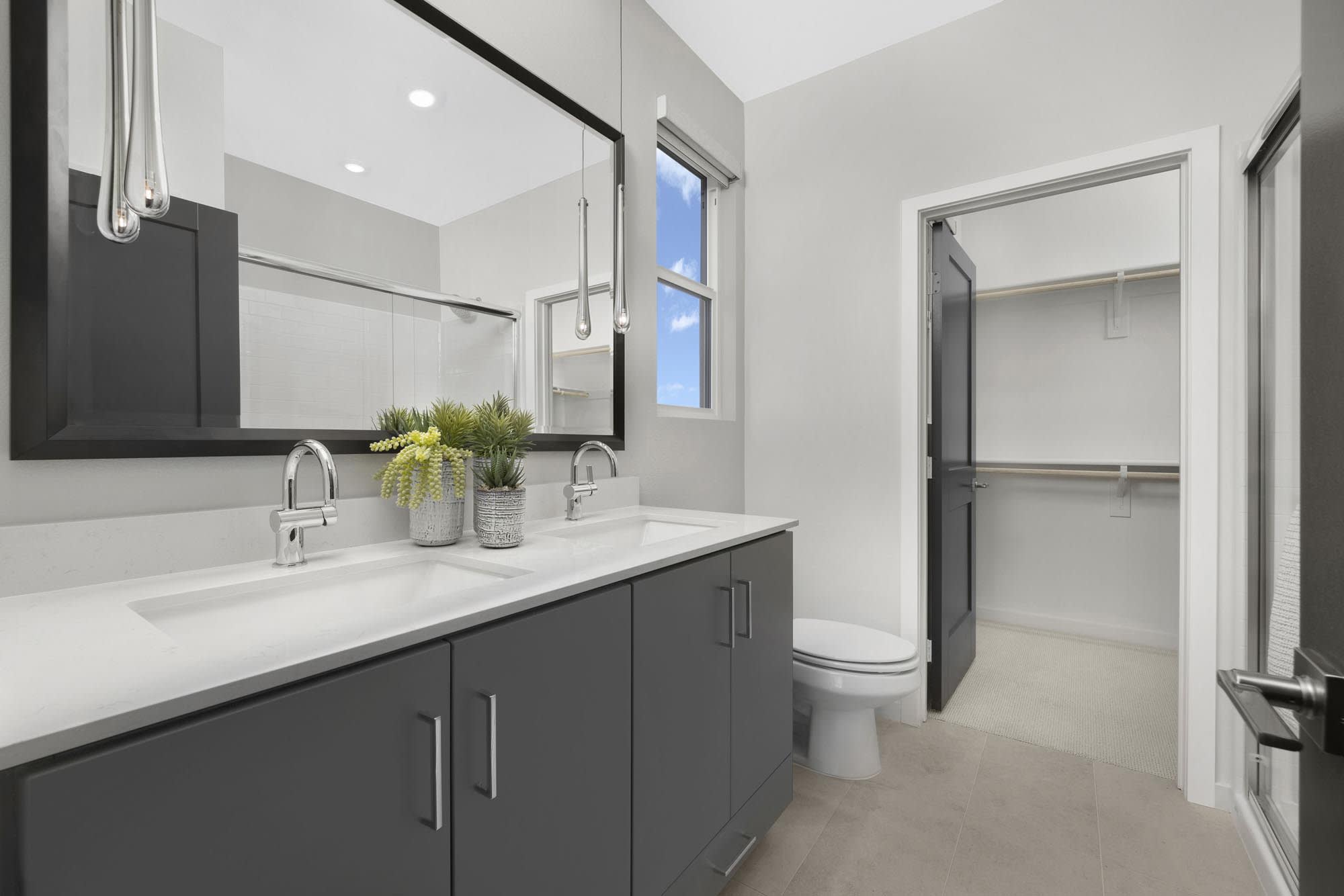 Primary Bathroom – Plan Two at Mason in Anaheim, CA by Landsea Homes