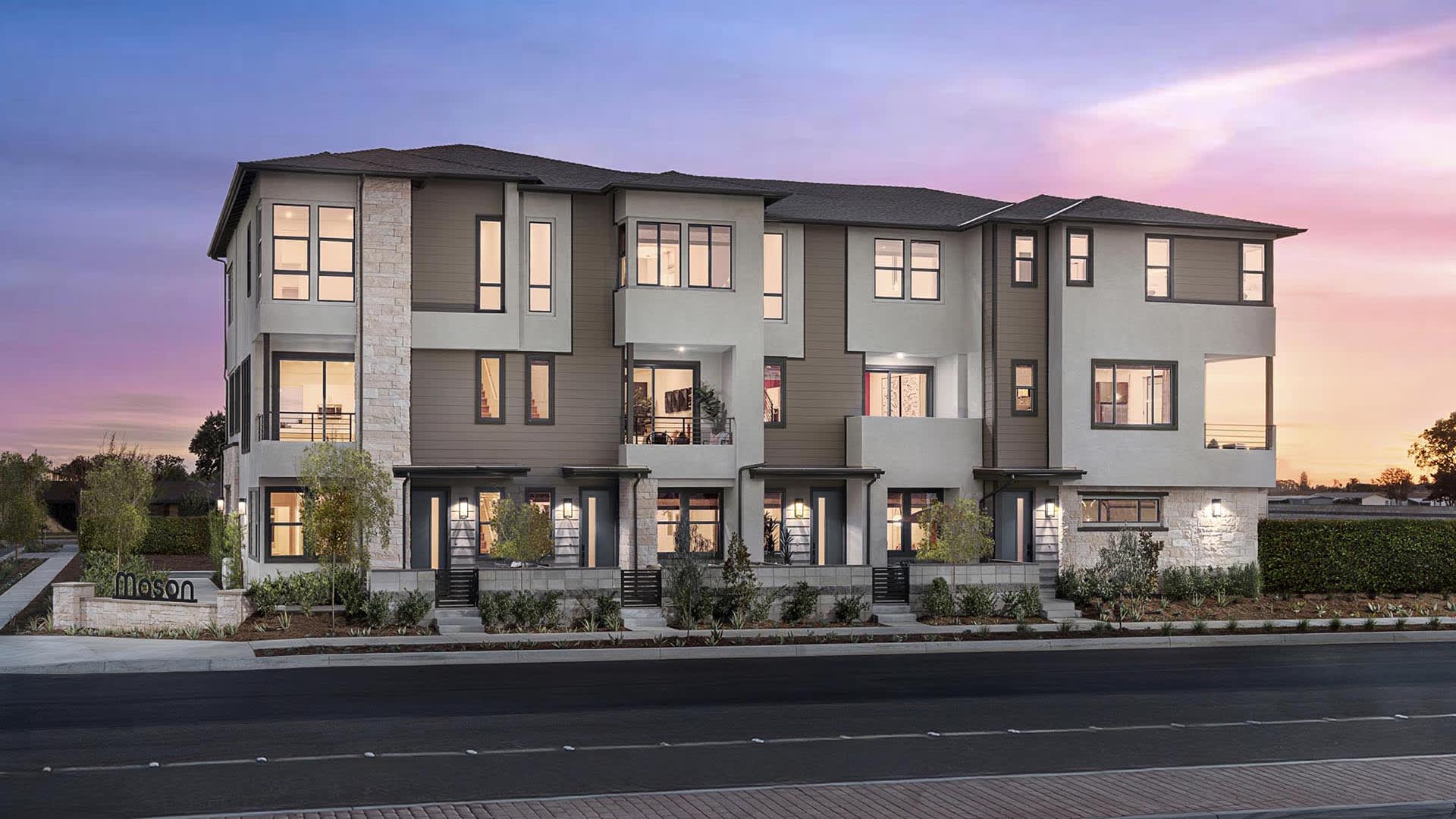 Street Scene – Mason in Anaheim, CA by Landsea Homes
