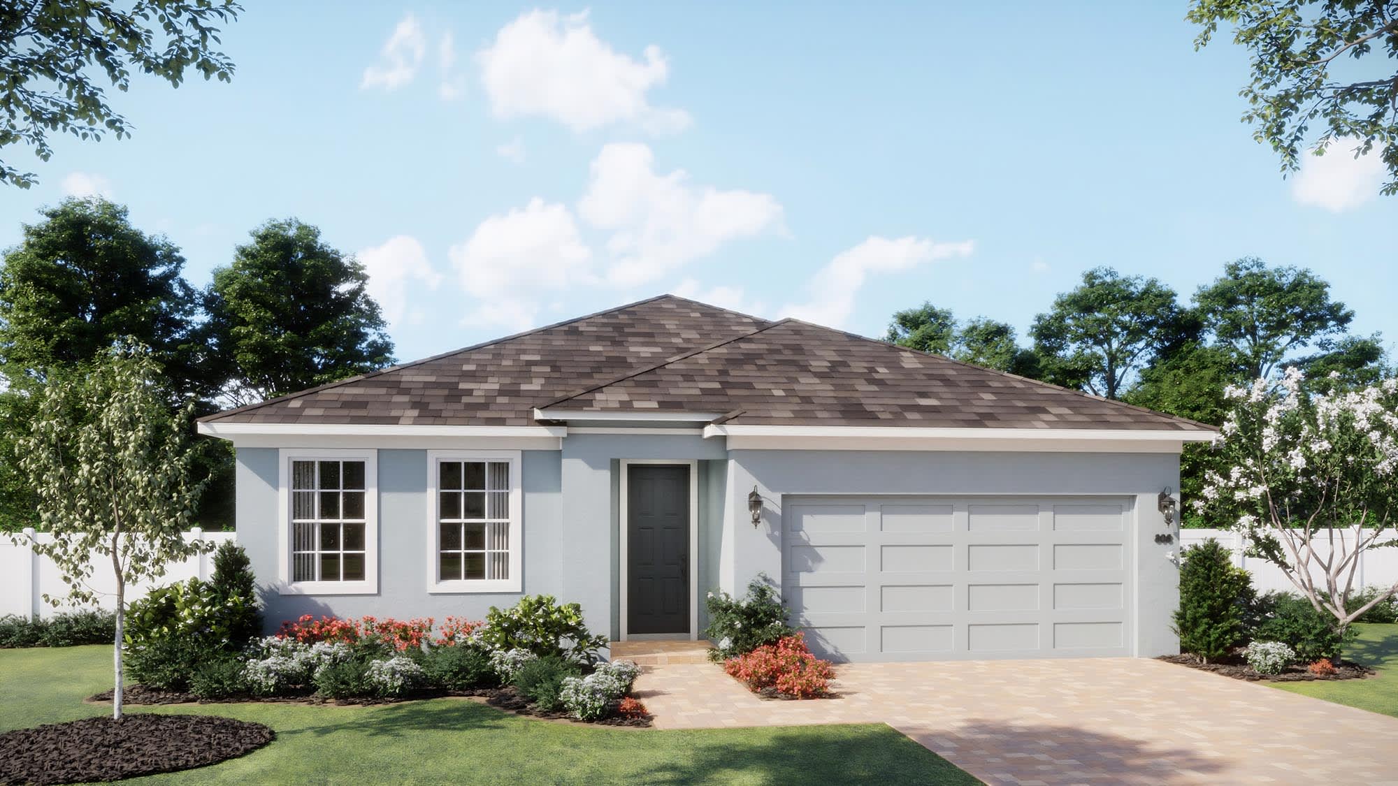Traditional Elevation - Wellington | New Homes in Central, FL by Landsea Homes