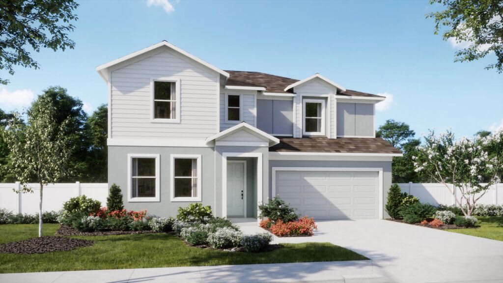 Transitional Elevation | Cape | Marion Ridge | New Homes in Haines City, FL | Landsea Homes