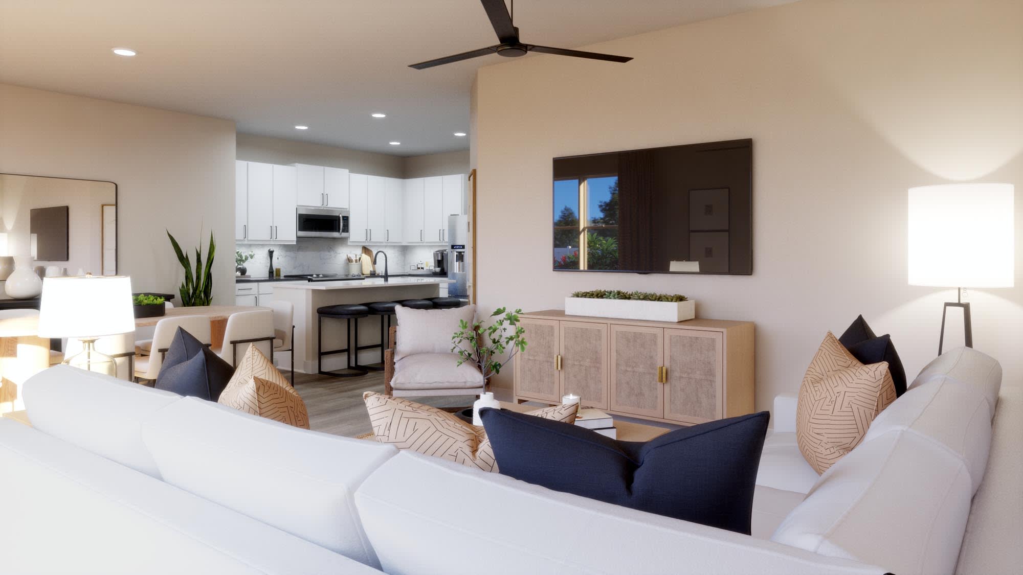 Family Room | Haven | Marion Ridge | New Homes in Haines City, FL | Landsea Homes