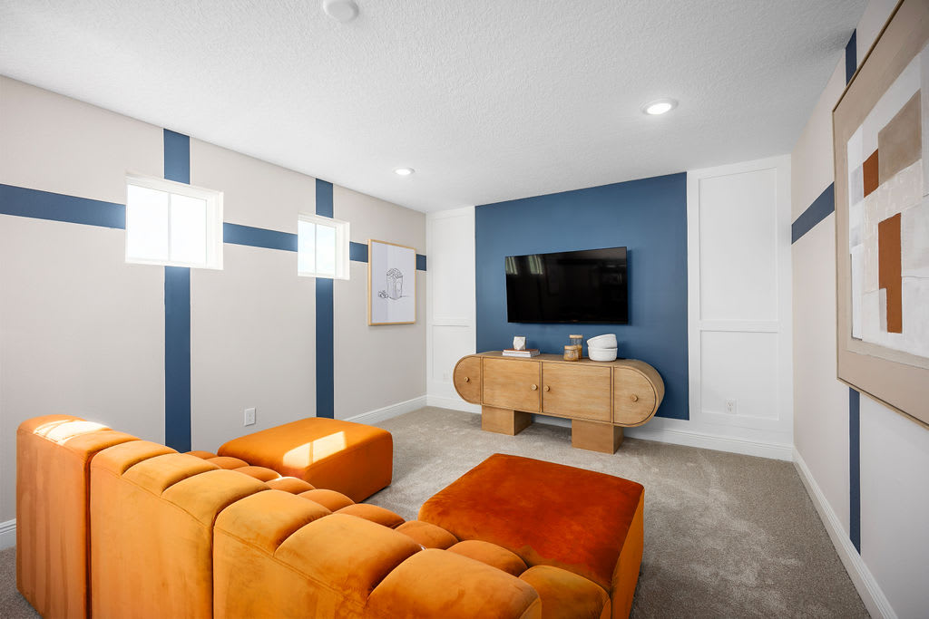Media Room | Alexandria Model | Brack Ranch in St. Cloud, FL | Landsea Homes