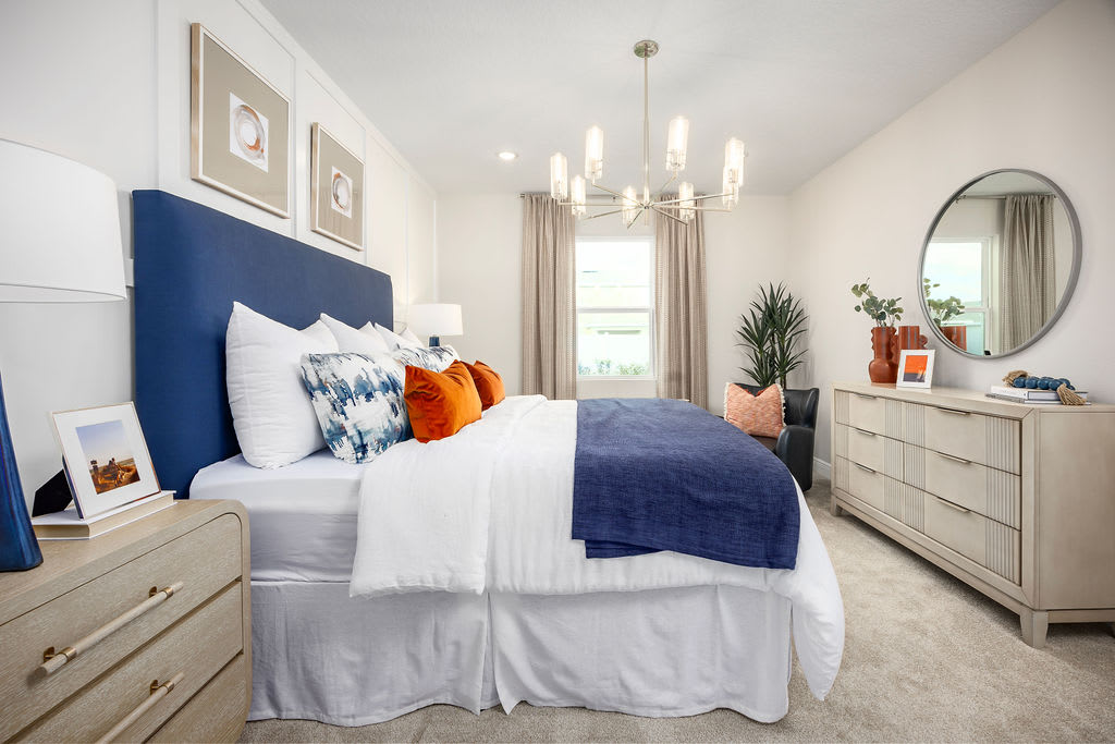 Primary Bedroom | Alexandria Model | Brack Ranch in St. Cloud, FL | Landsea Homes