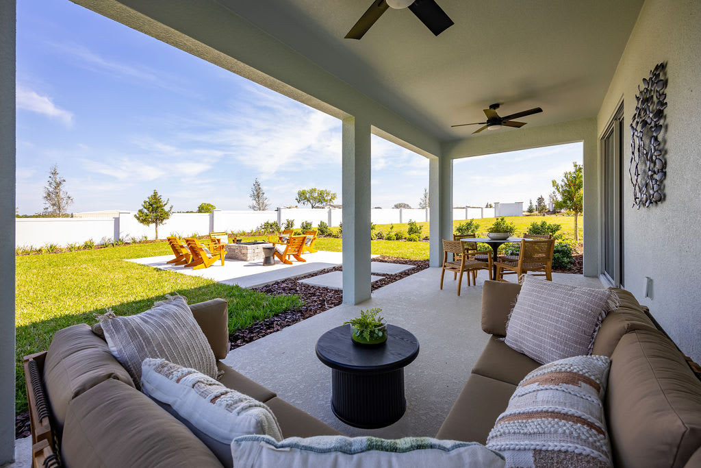 Outdoor living spaces designed for any occasion | Trinity Gardens | New Homes in DeLand, FL | Landsea Homes