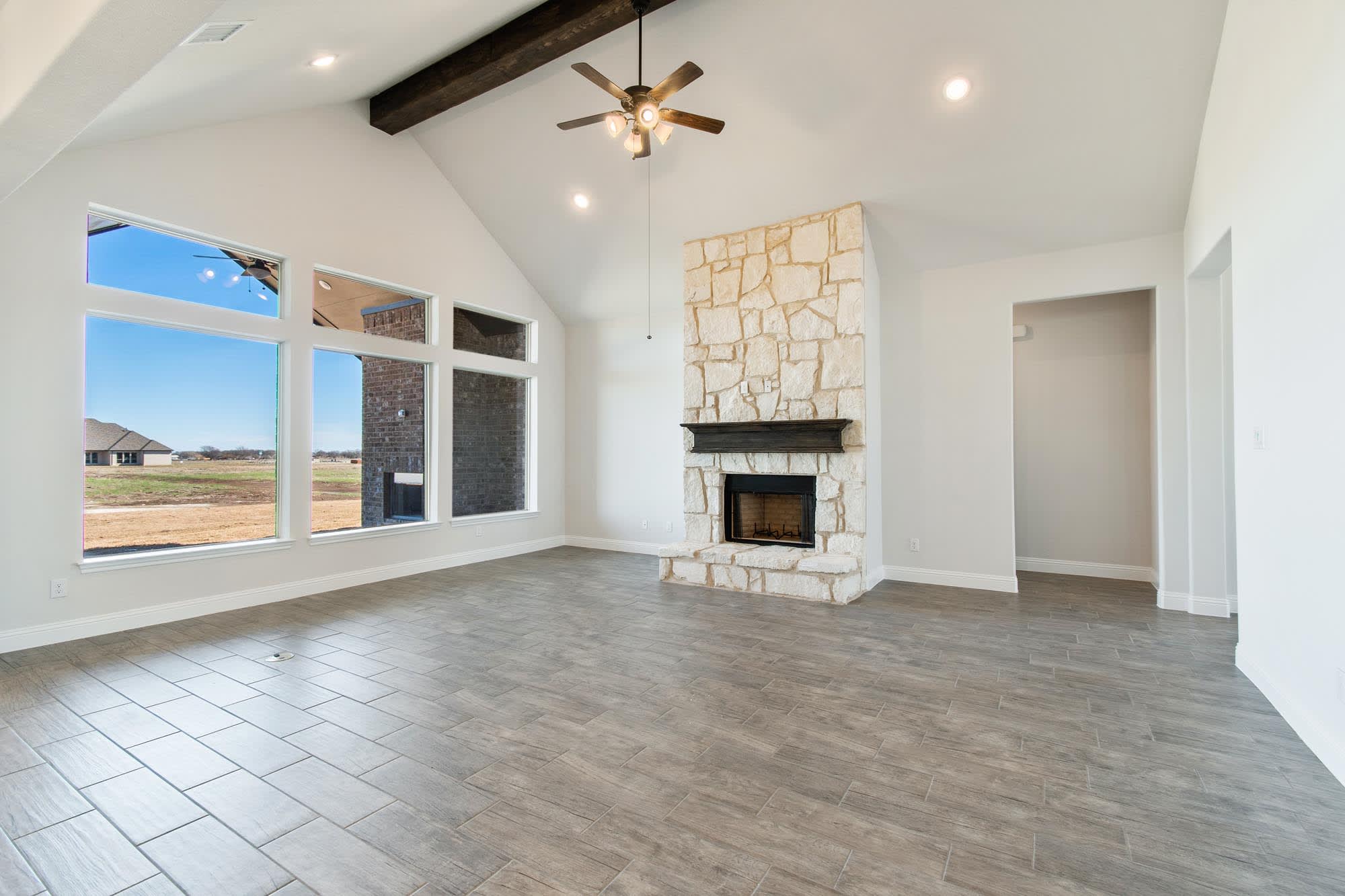 Family Room | Concept 3141 at Paloma Ranch in New Fairview, TX by Landsea Homes