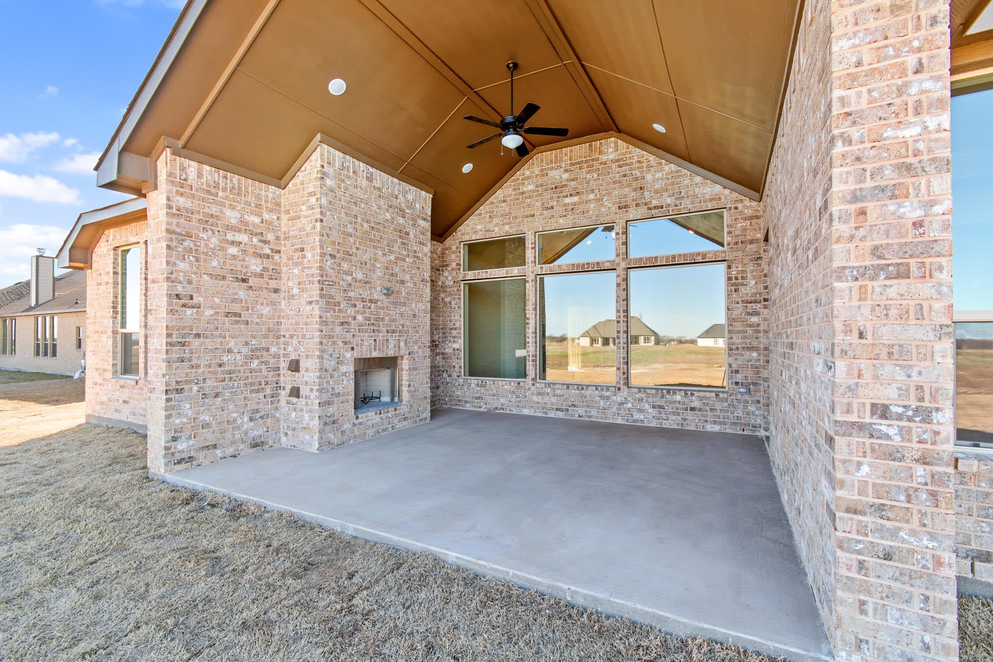 Patio | Concept 3141 at Paloma Ranch in New Fairview, TX by Landsea Homes
