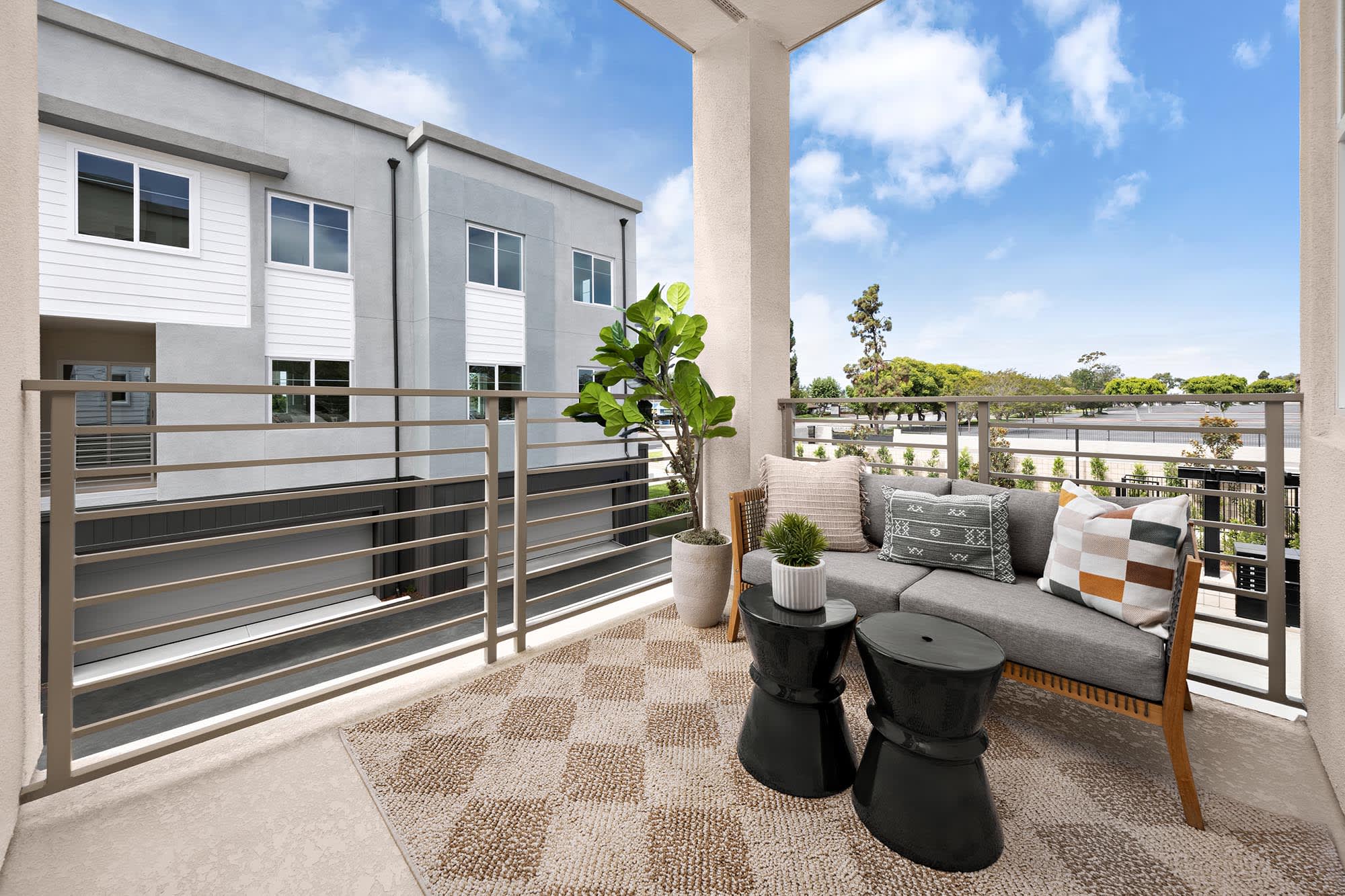 Balcony – Plan Three | Essex + Gage in Huntington Beach, CA by Landsea Homes