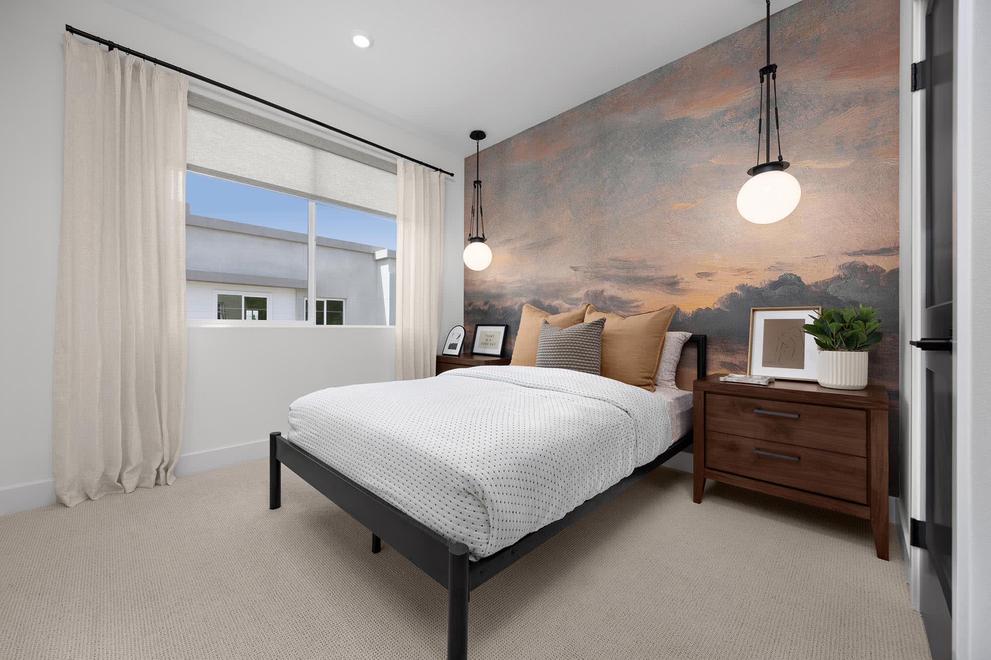 Bedroom – Plan Three | Essex + Gage in Huntington Beach, CA by Landsea Homes