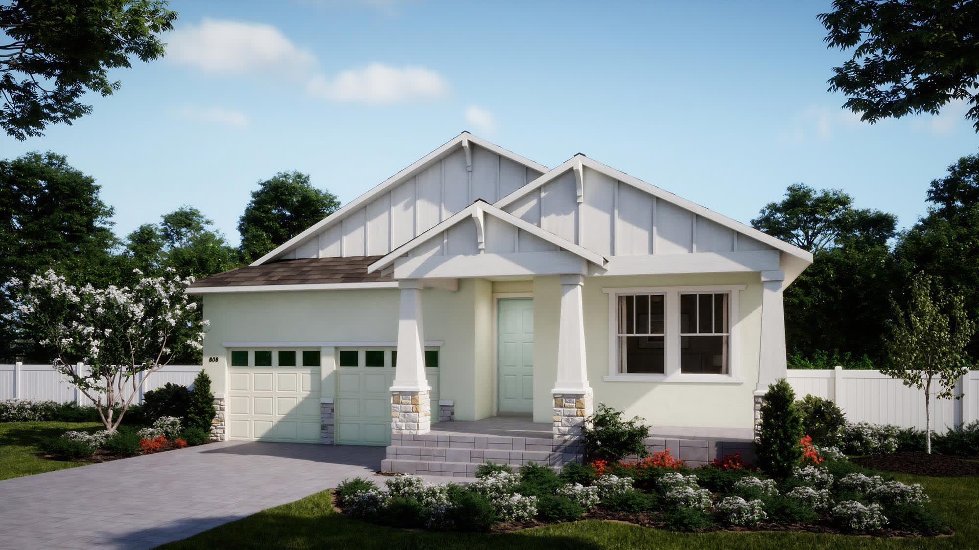 Craftsman Elevation | Willow at Cypress Bluff in Groveland, FL by Landsea Homes