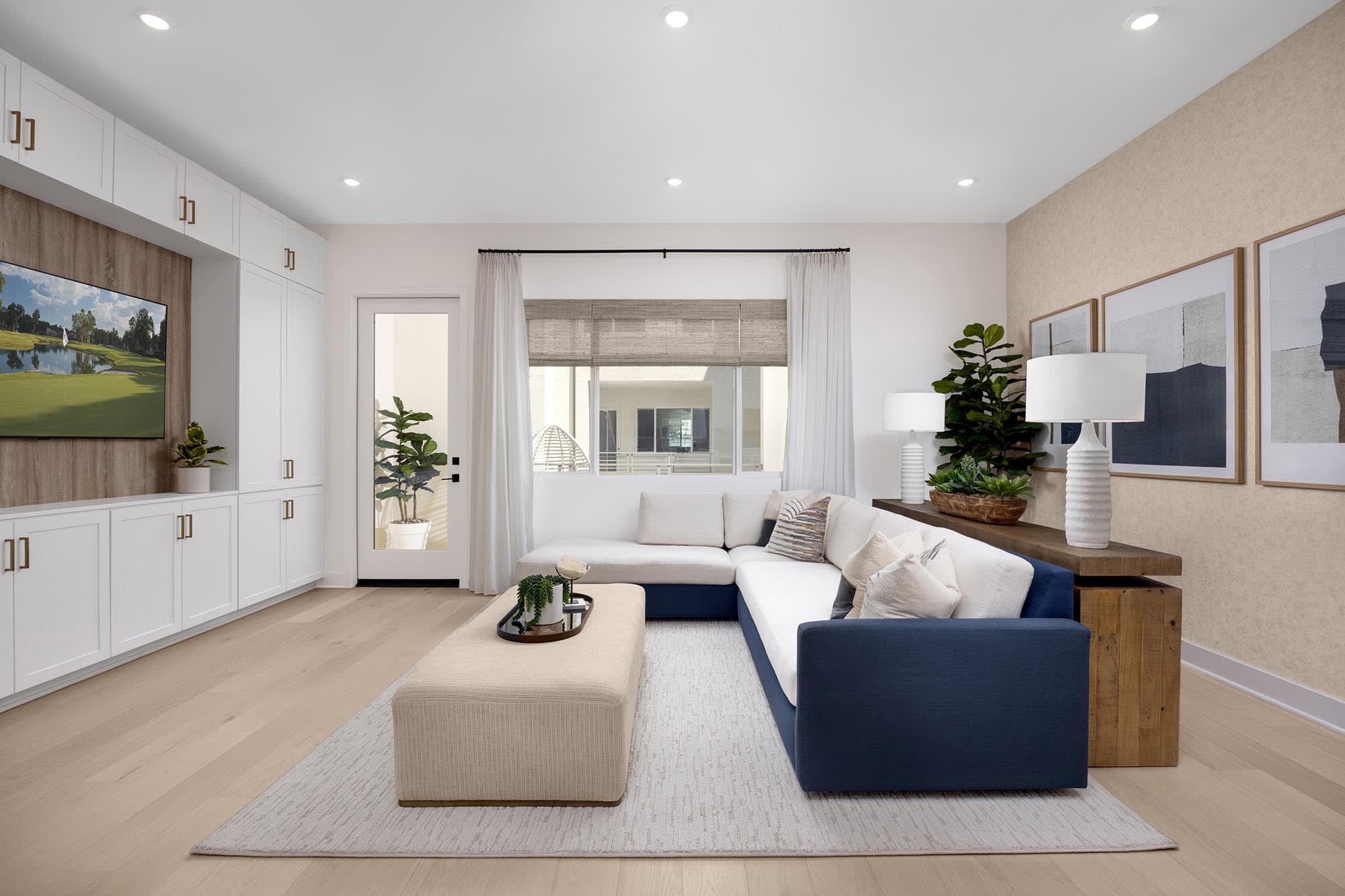 Great Room – Plan Ten | Essex + Gage in Huntington Beach, CA by Landsea Homes