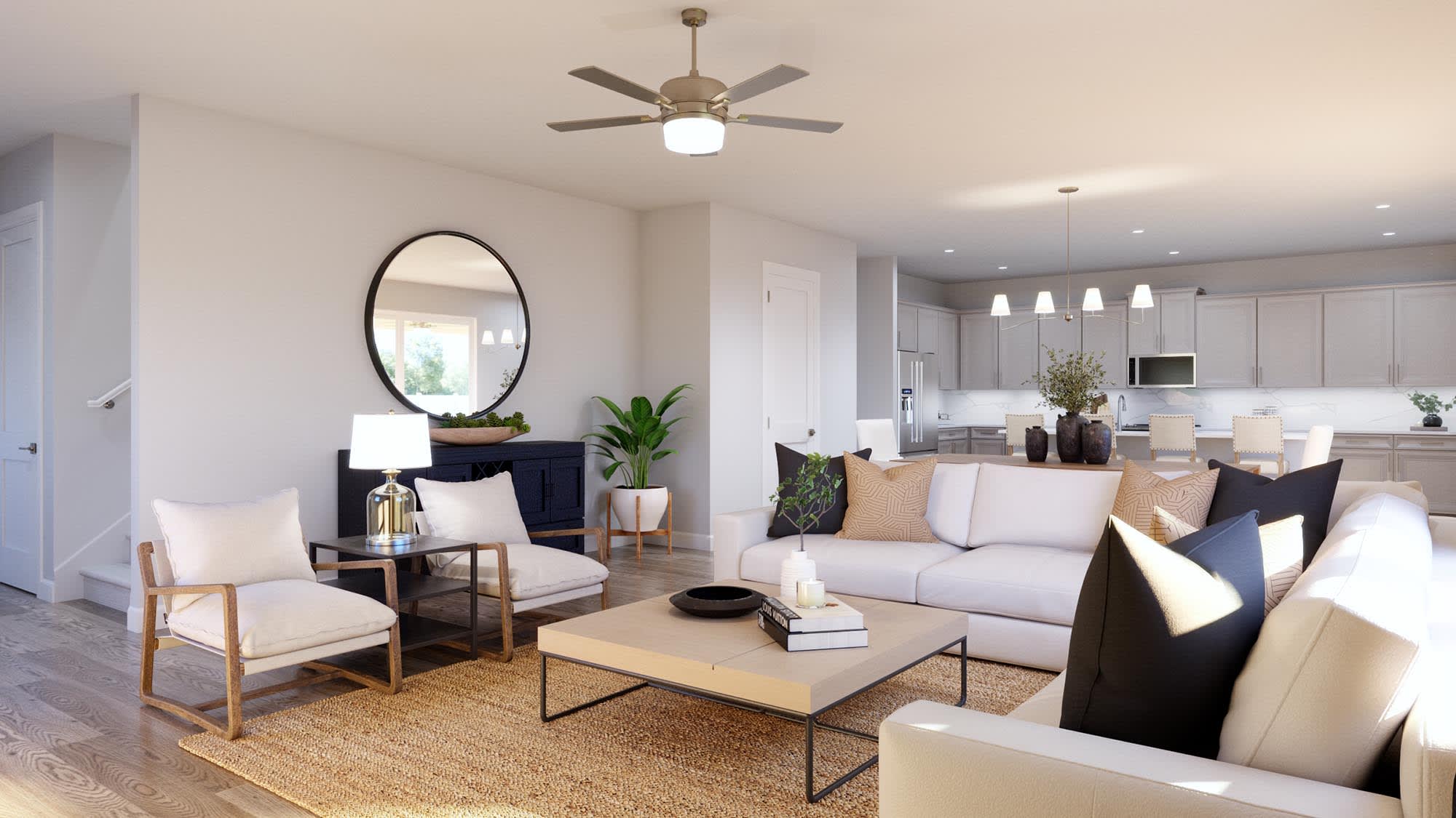 Great Room | Lotus at Cypress Bluff in Groveland, FL by Landsea Homes