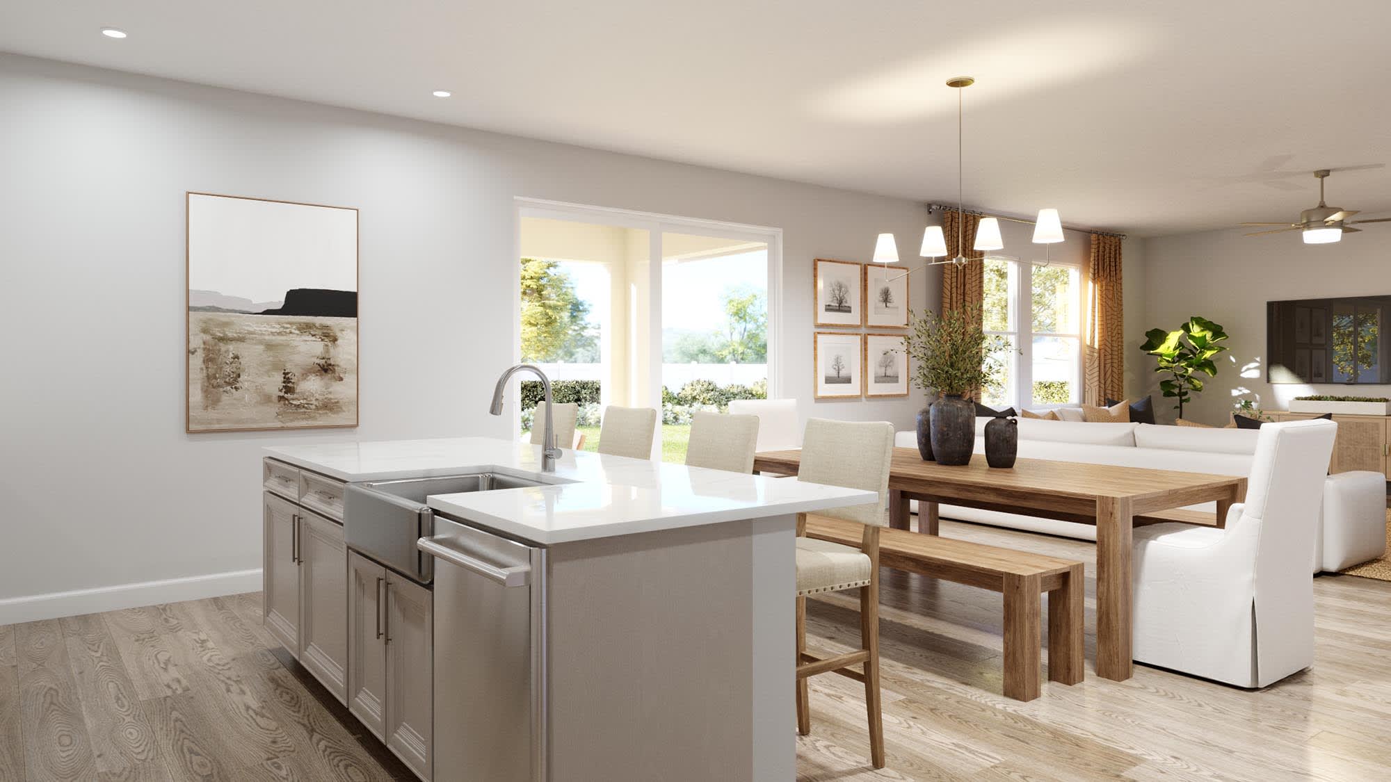 Kitchen | Lotus at Cypress Bluff in Groveland, FL by Landsea Homes
