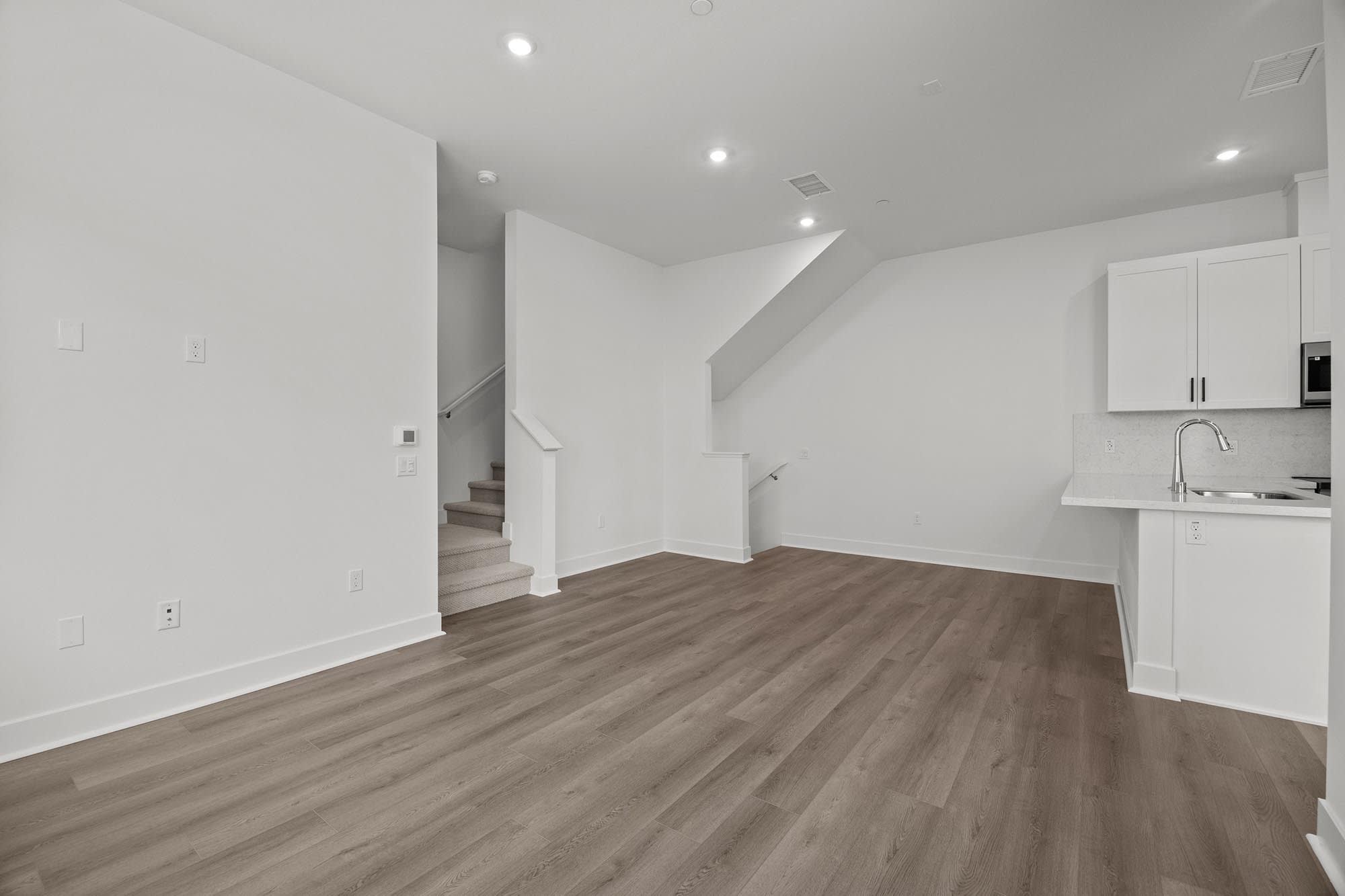 Living Room & Dining Room – Plan One | Essex + Gage in Huntington Beach, CA by Landsea Homes