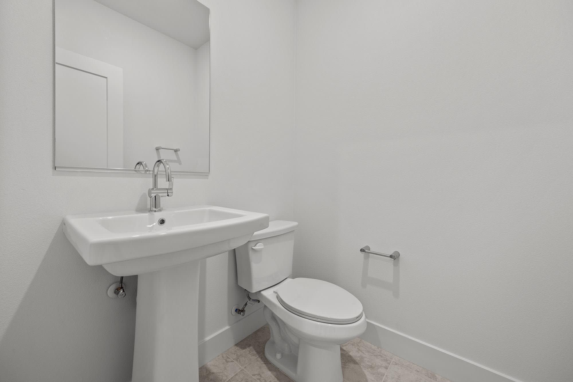 Powder Room – Plan One | Essex + Gage in Huntington Beach, CA by Landsea Homes
