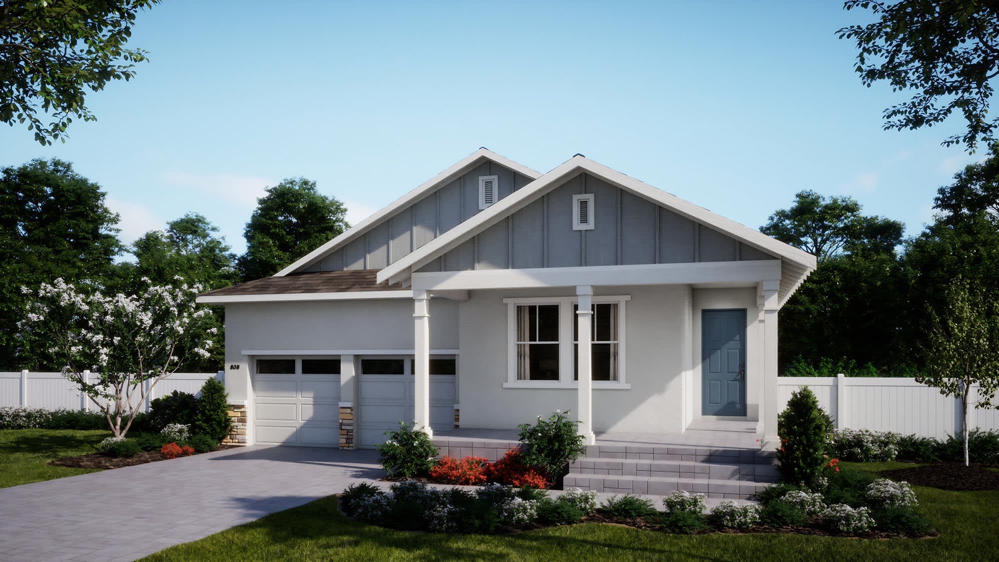 Florida Vernacular Elevation | Sabal at Cypress Bluff in Groveland, FL by Landsea Homes