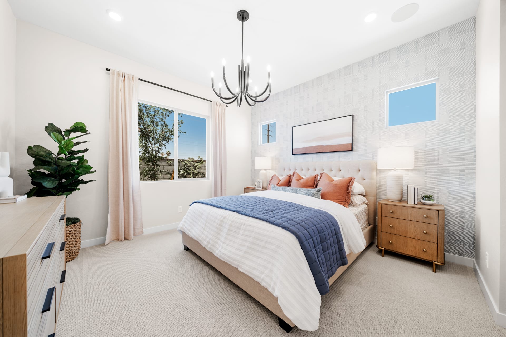 Primary Bedroom | Gemini Model Home | Rialta | New homes in Mesa, Arizona | Landsea Homes