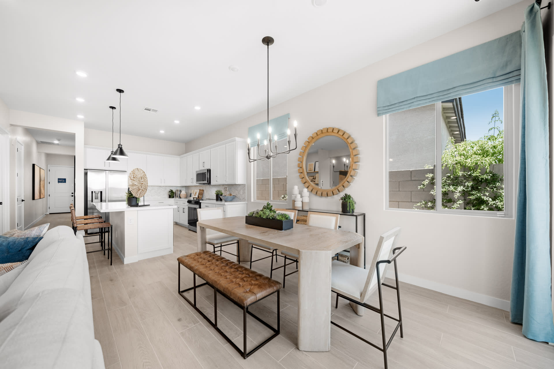 Dining Room & Kitchen | Gemini Model Home | Rialta | New homes in Mesa, Arizona | Landsea Homes