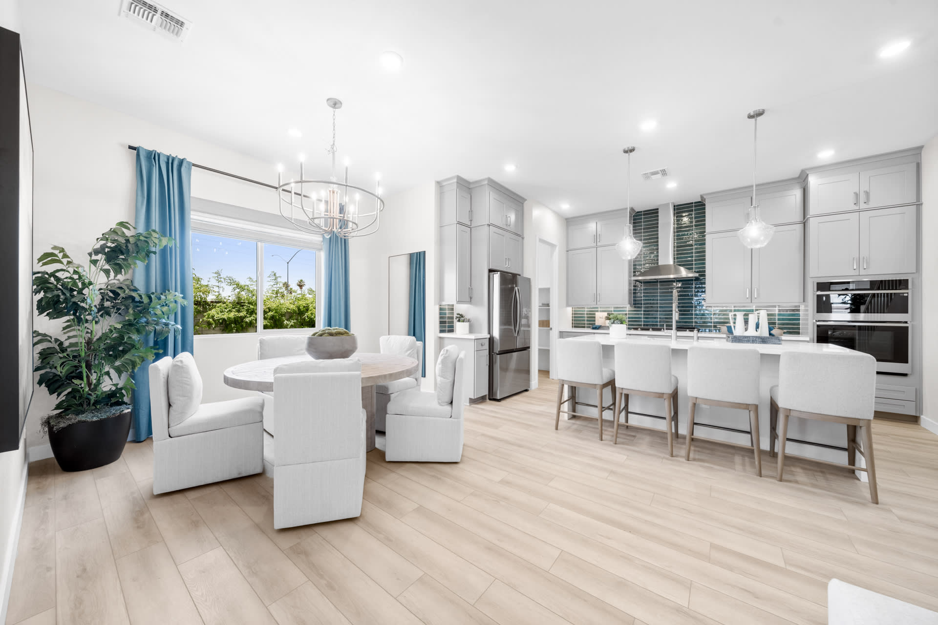 Dining Room & Kitchen | Libra Model Home | Rialta | New homes in Mesa, Arizona | Landsea Homes