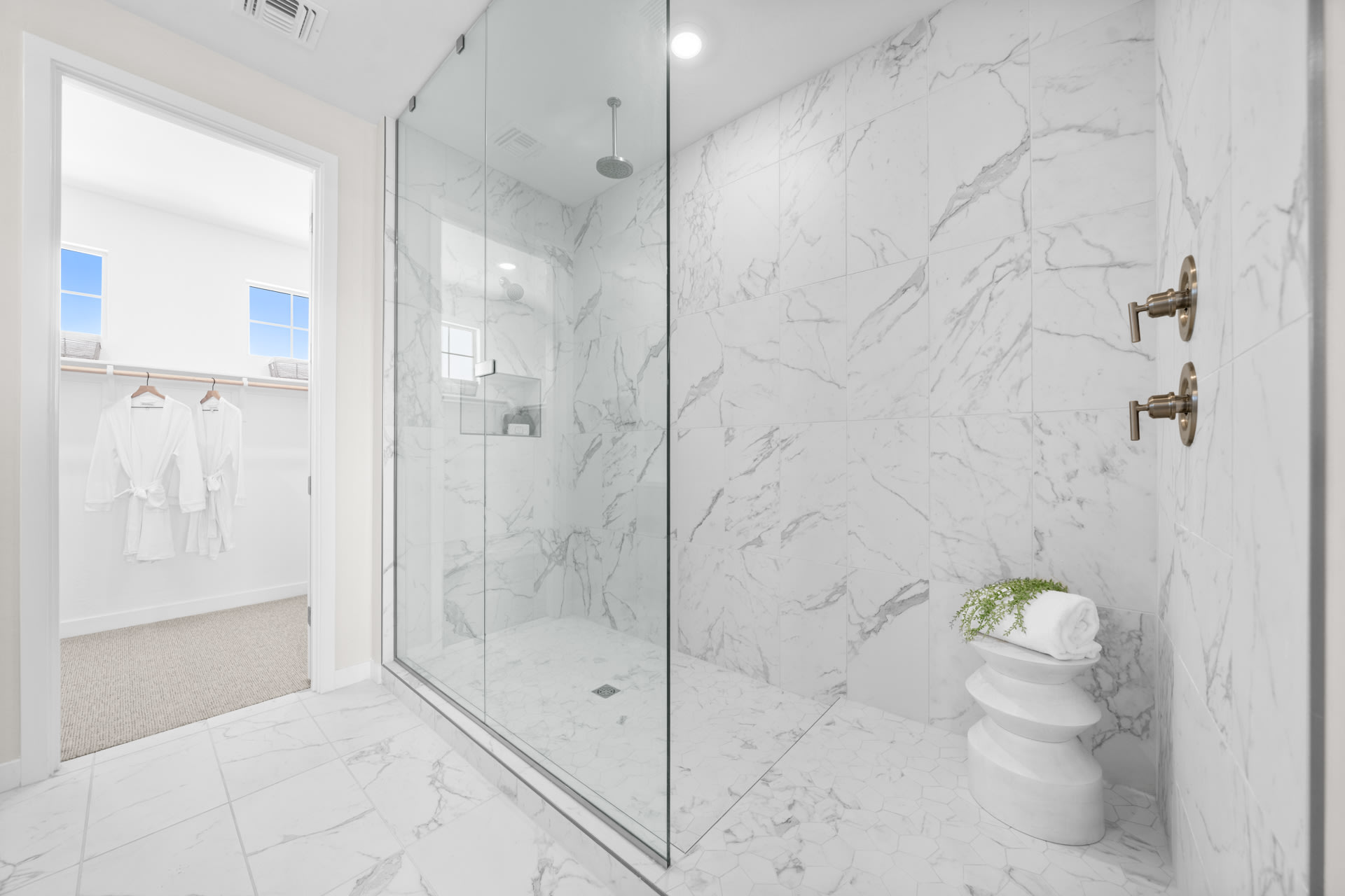 Primary Bathroom | Libra Model Home | Rialta | New homes in Mesa, Arizona | Landsea Homes