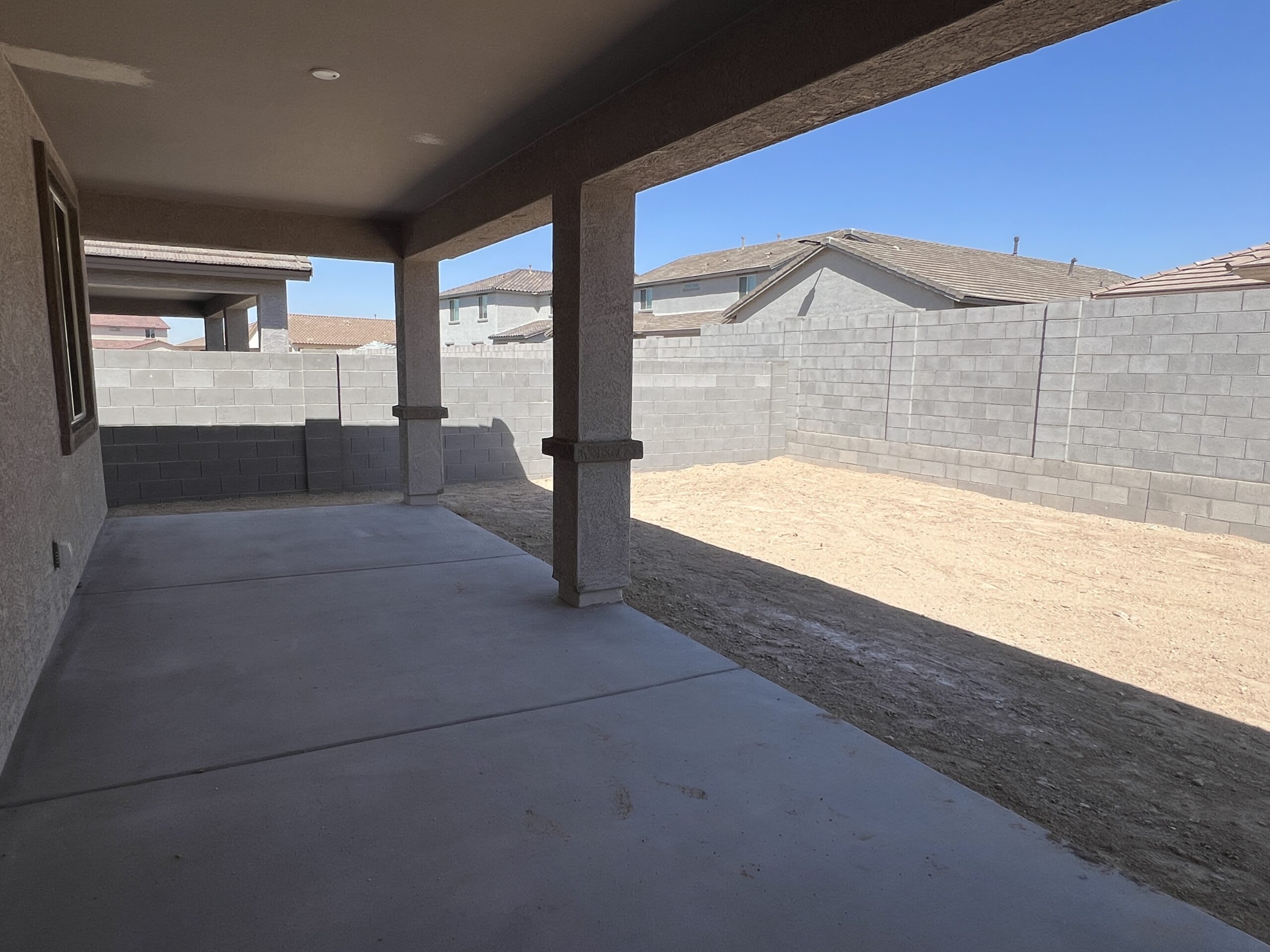 Lot 64 | Covered Patio | Falcon | El Cidro | Goodyear, AZ | Landsea Homes