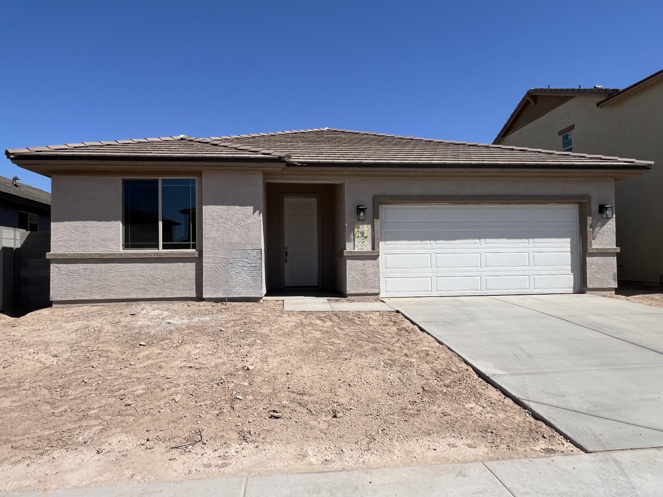 Lot 64 | Exterior in Progress | Falcon | El Cidro | Goodyear, AZ | Landsea Homes