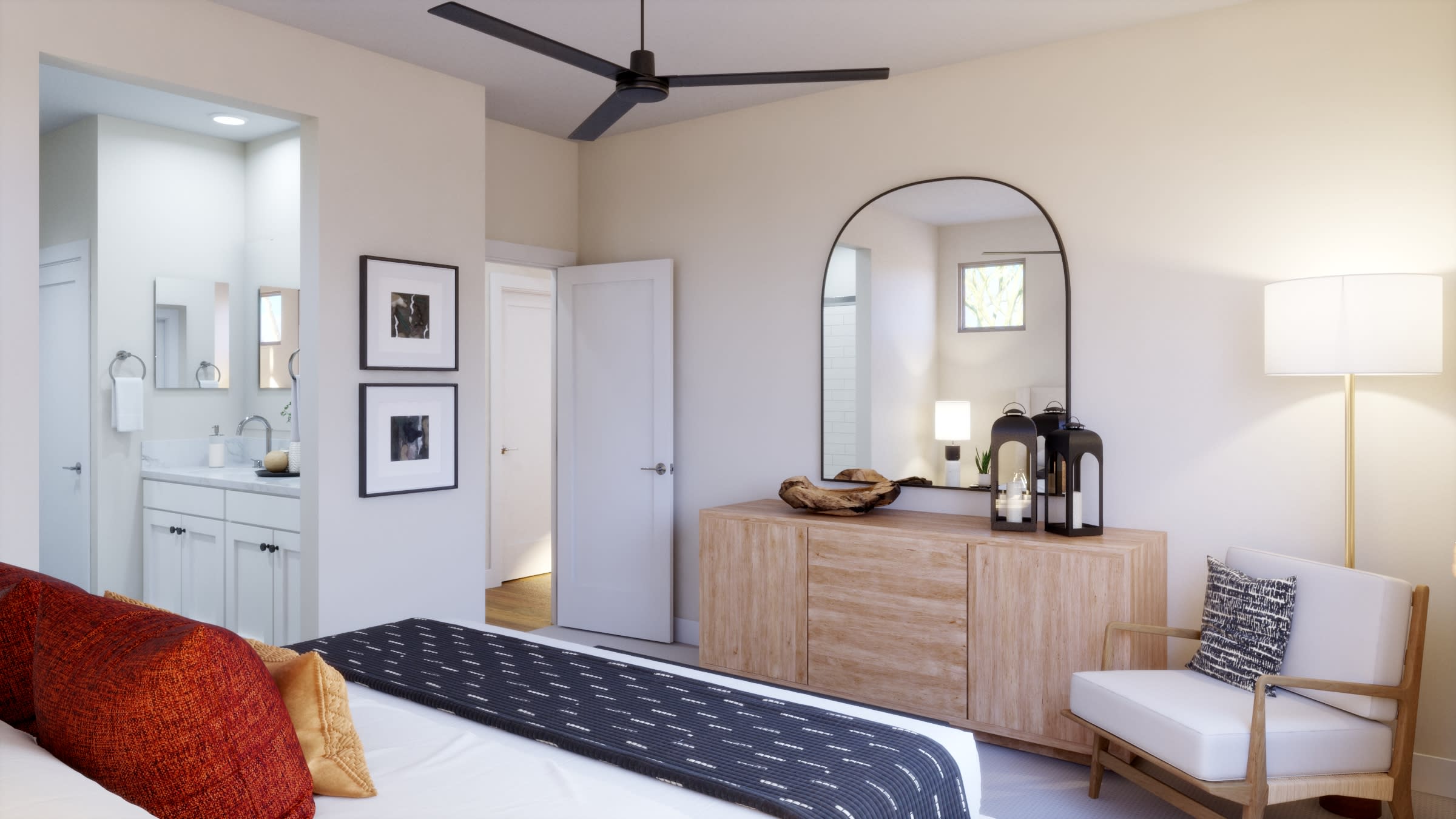 Primary Bedroom | Aries at Rialta | New Homes in Mesa, AZ by Landsea Homes