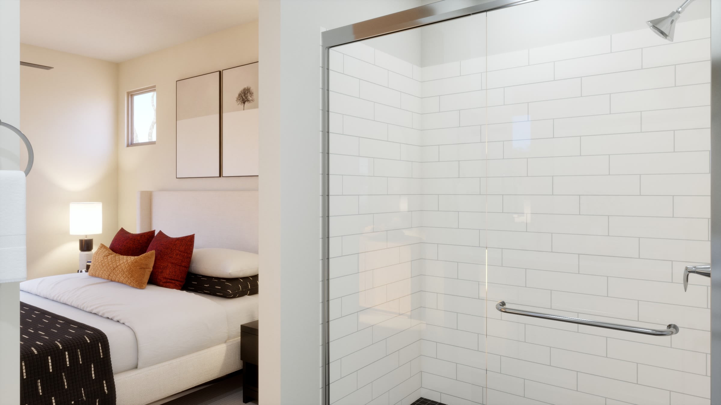 Primary Bathroom | Aries at Rialta | New Homes in Mesa, AZ by Landsea Homes