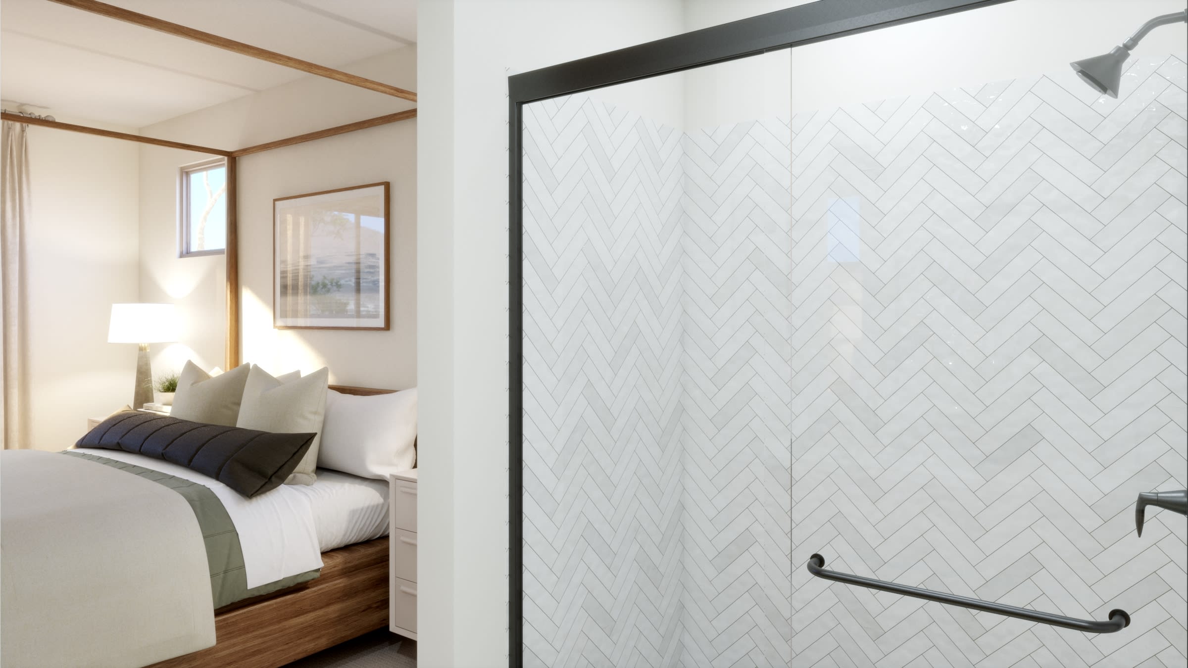 Primary Bathroom | Leo at Rialta | New Homes in Mesa, AZ by Landsea Homes