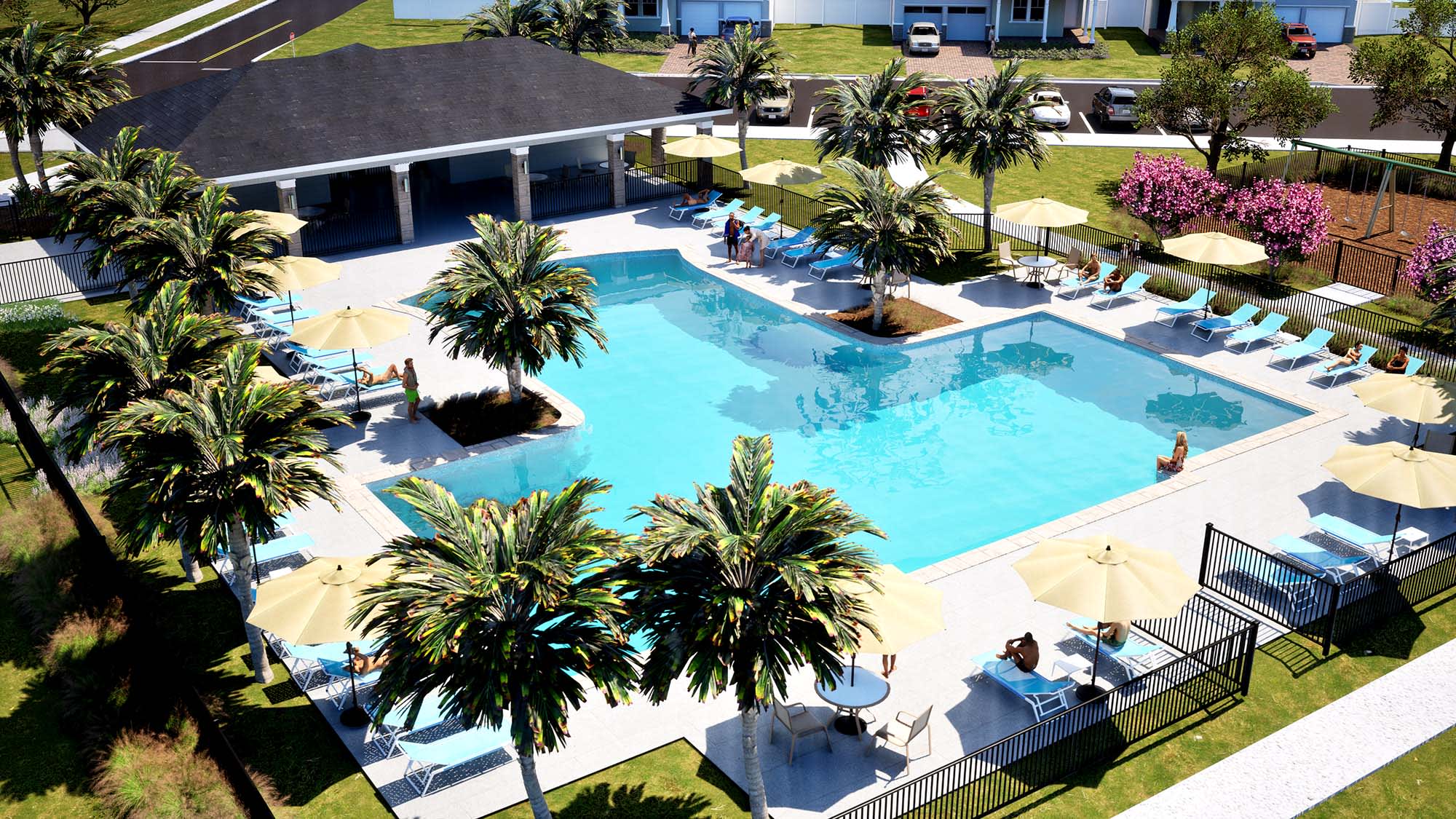 Pool | Hodges Reserve in Howey in the Hills, FL by Landsea Homes