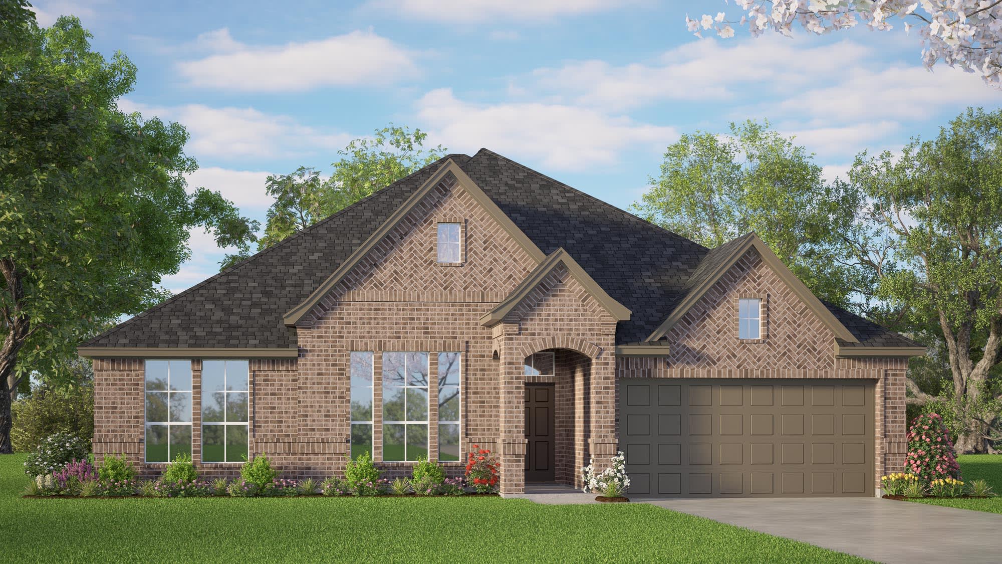 Elevation B | Concept 2040 at Abe's Landing in Granbury, TX by Landsea Homes