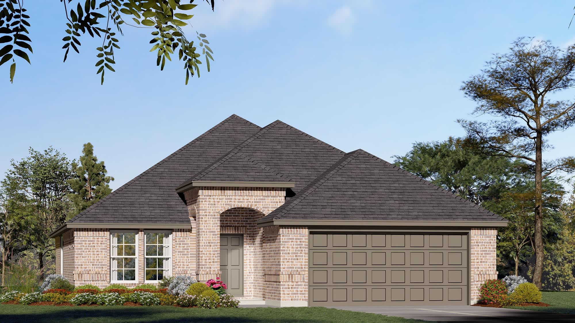 Elevation A | Concept 1849 at El Dorado in Granbury, TX by Landsea Homes