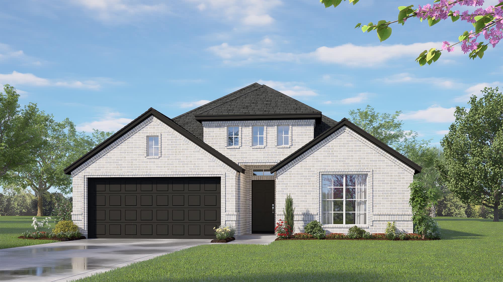 Elevation B | Concept 1790 at El Dorado in Granbury, TX by Landsea Homes