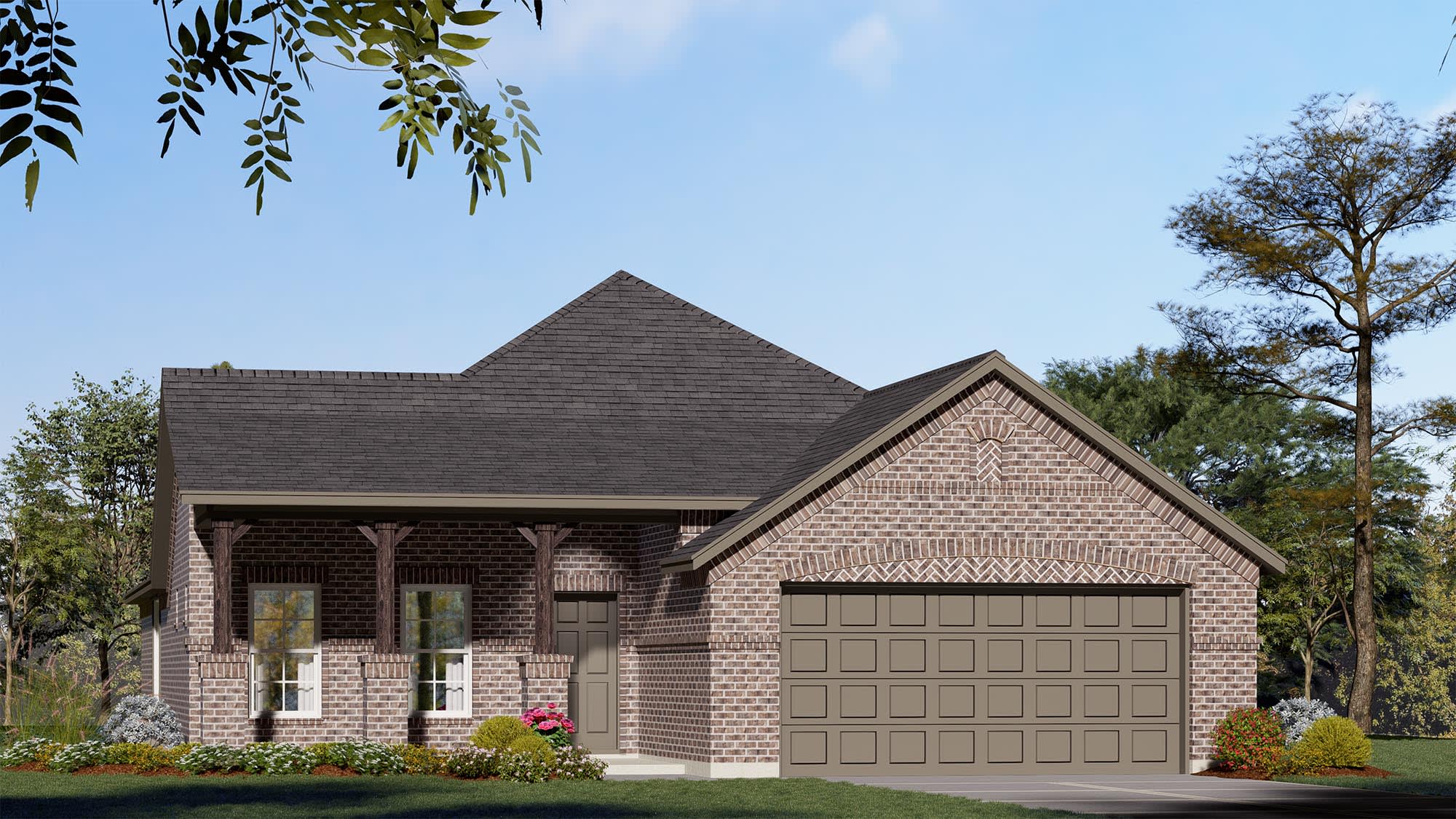 Elevation B | Concept 1849 at Pirate Village in Granbury, TX by Landsea Homes