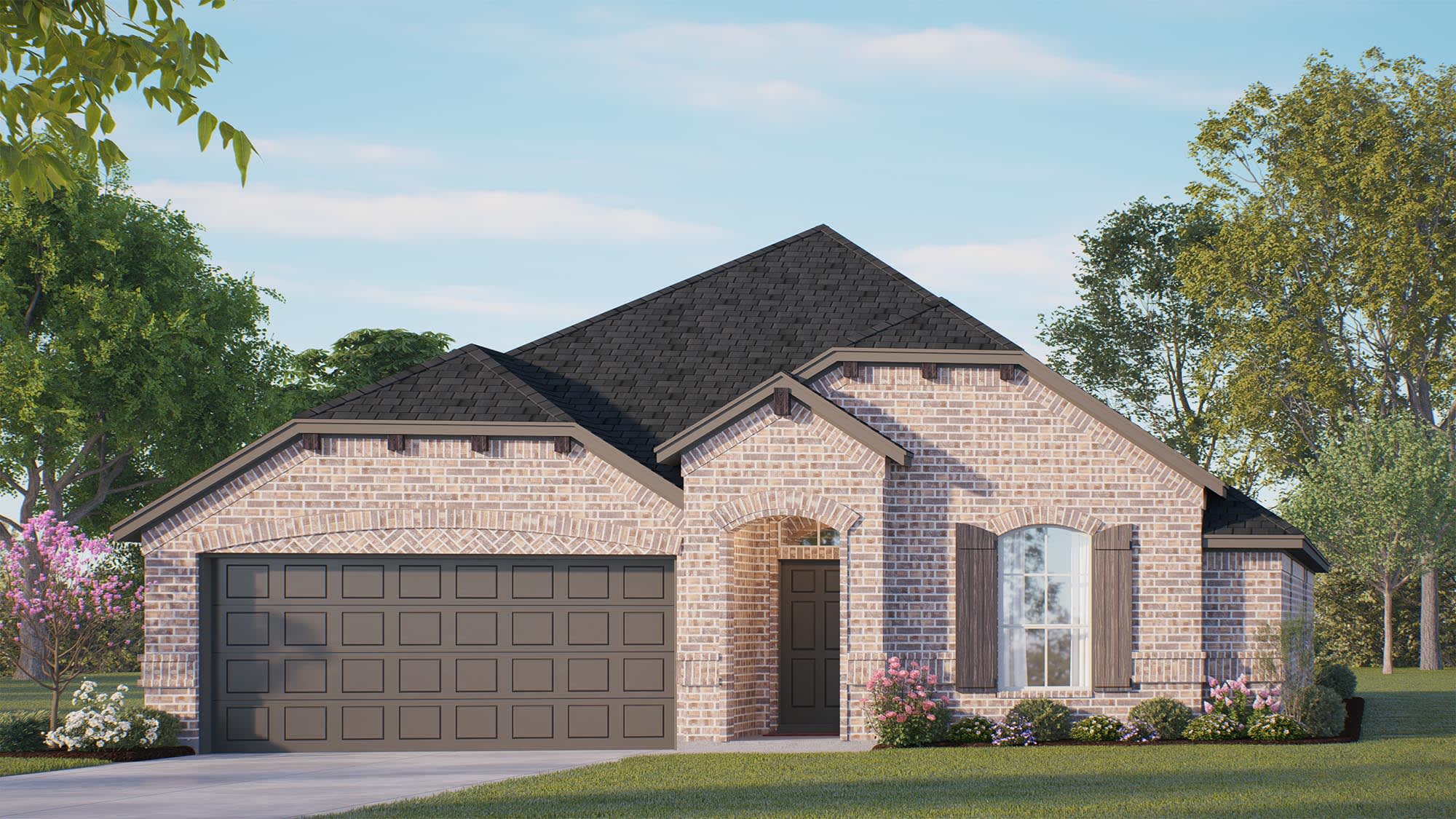 Elevation B | Concept 1937 at El Dorado in Granbury, TX by Landsea Homes