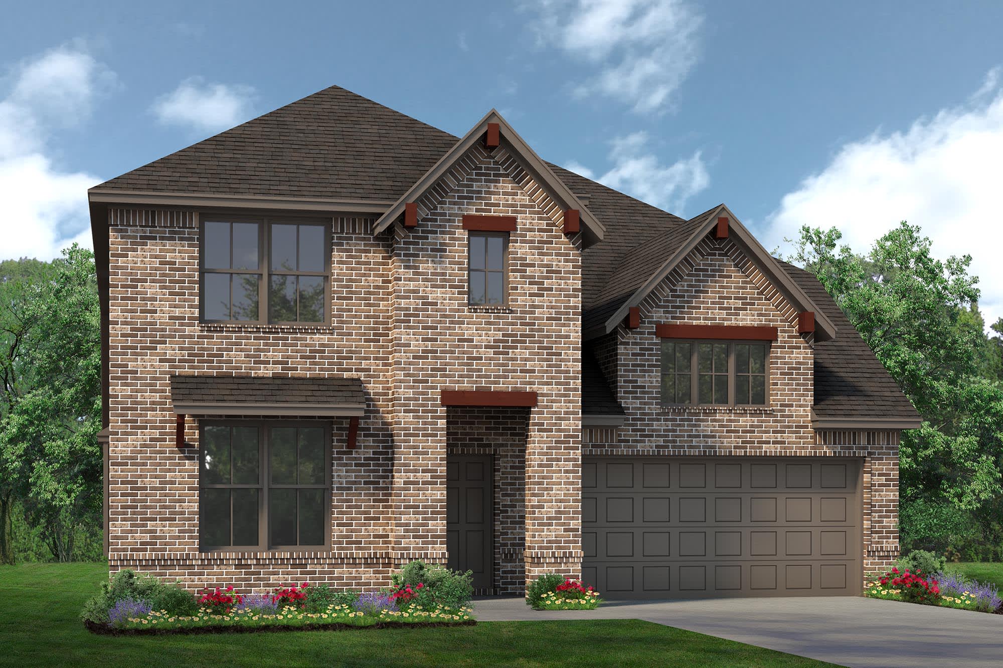 Elevation B | Concept 2870 at El Dorado in Granbury, TX by Landsea Homes