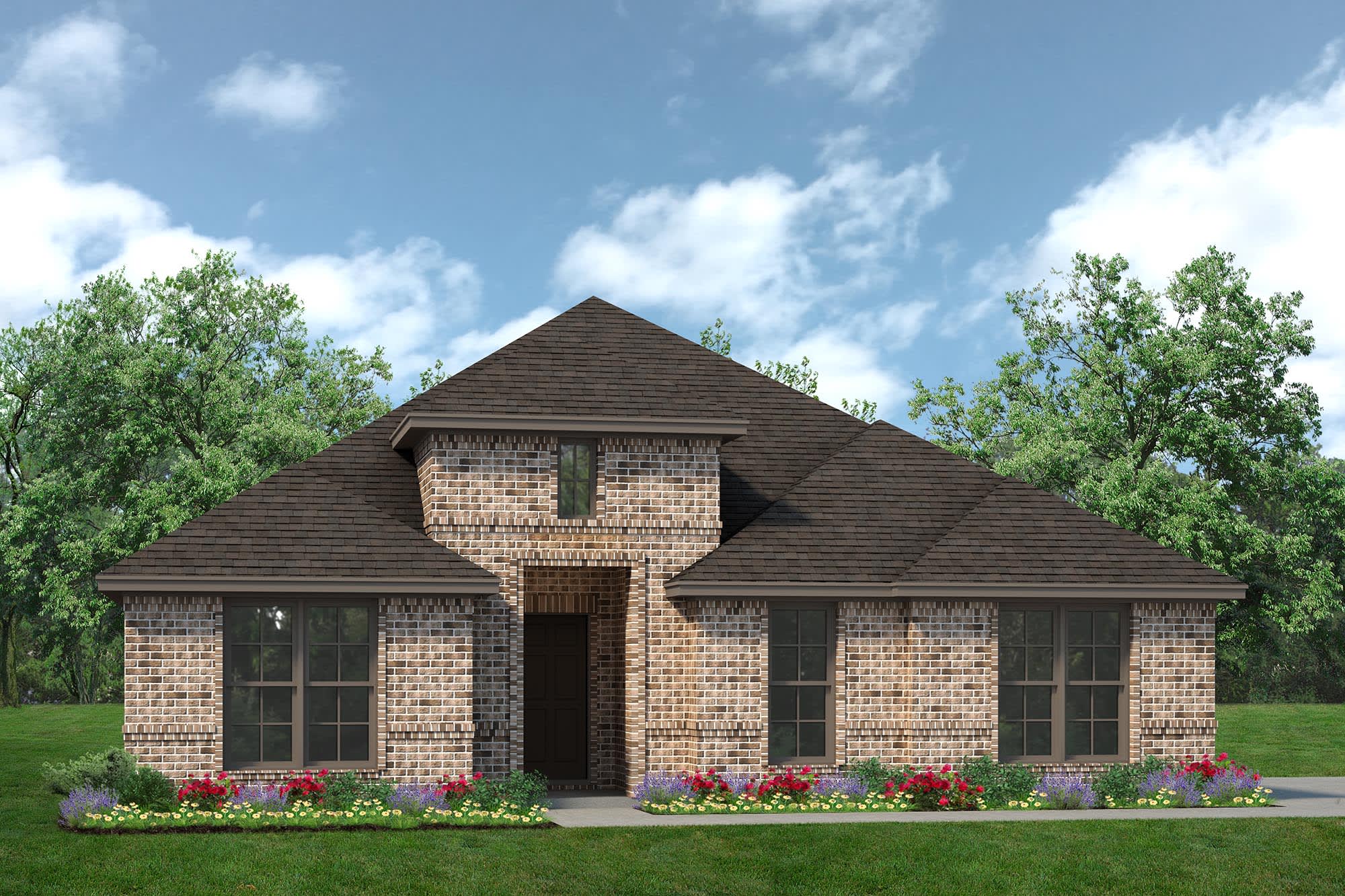 Elevation B with Outswing | Concept 2186 at El Dorado in Granbury, TX by Landsea Homes