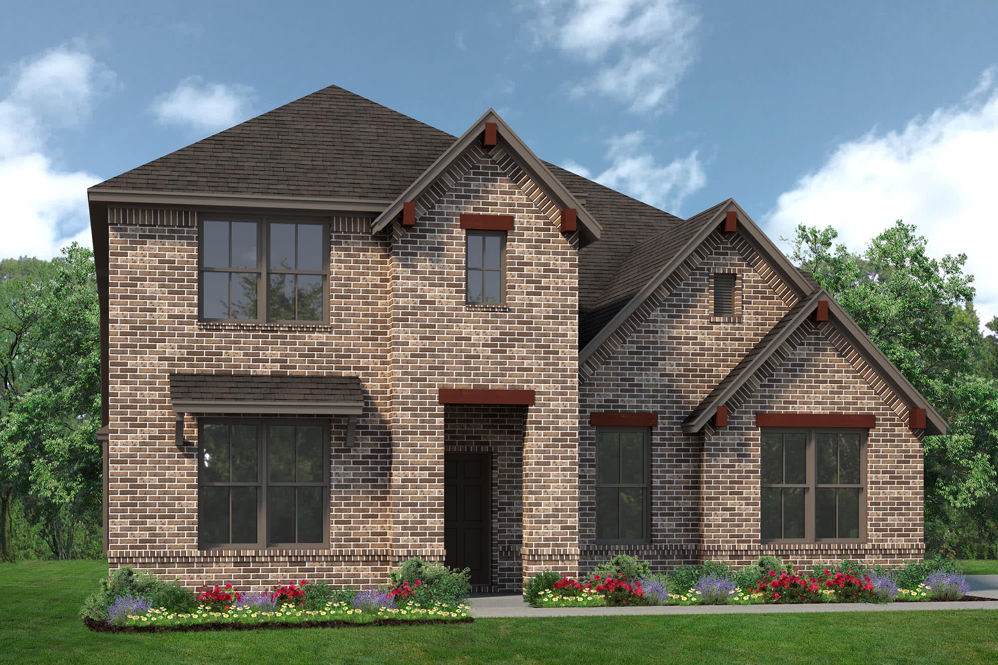 Elevation B with Outswing | Concept 2870 at El Dorado in Granbury, TX by Landsea Homes