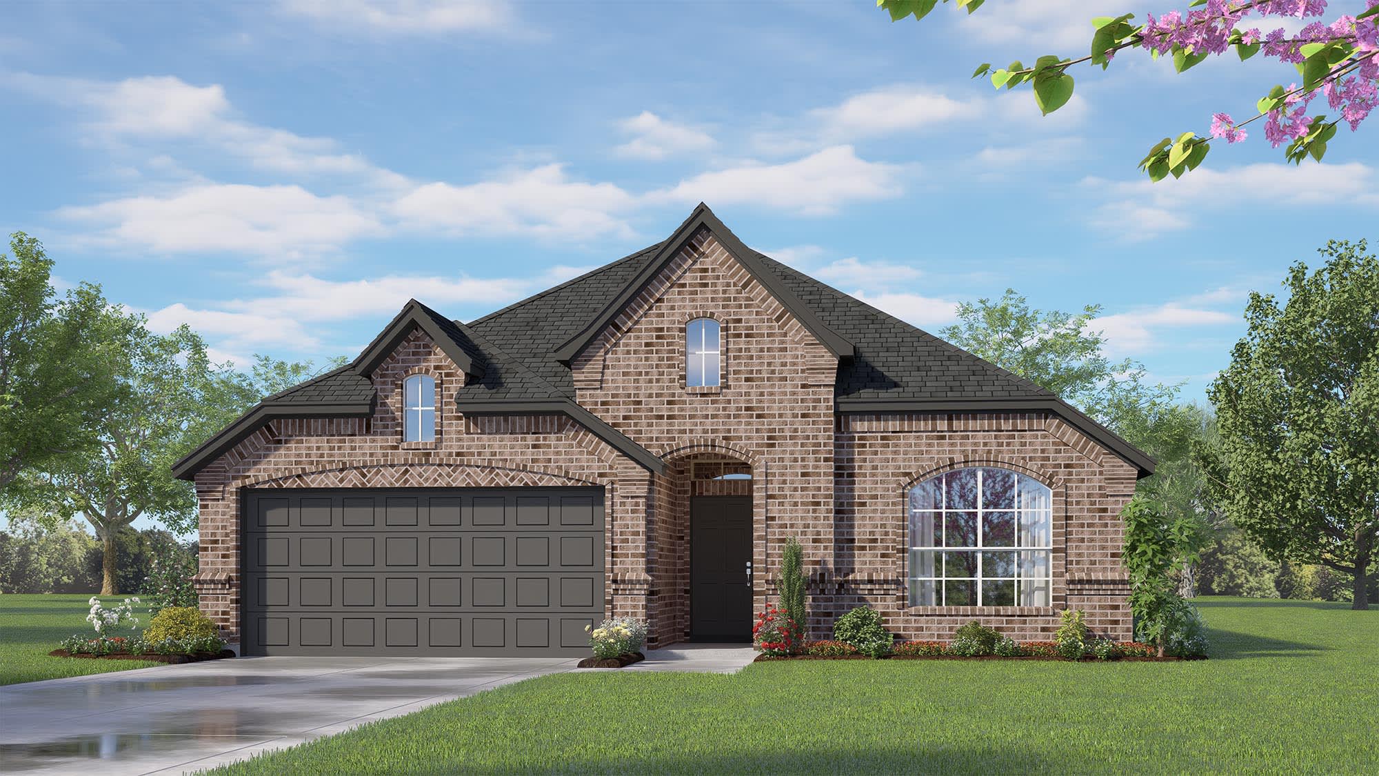 Elevation C | Concept 1790 at El Dorado in Granbury, TX by Landsea Homes