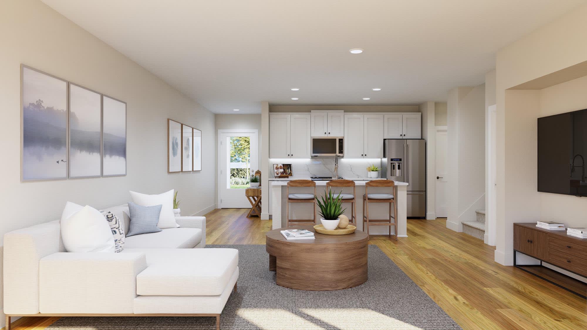 Great Room | Powell at Thompson Village in Apopka, FL by Landsea Homes