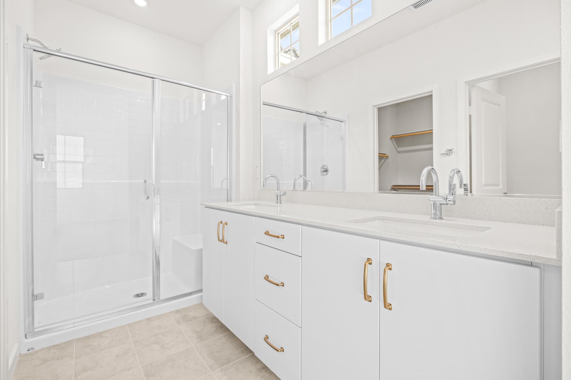 Primary Bathroom | Lot 57 | Clementine at Narra Hills in Fontana, CA by Landsea Homes