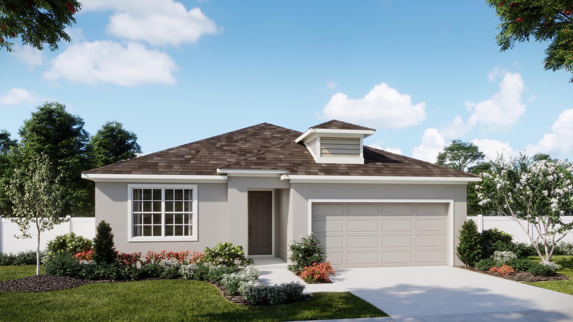 Traditional Elevation | Dune | Hodges Reserve | New Homes In Howey-in-the-Hills, FL by Landsea Homes