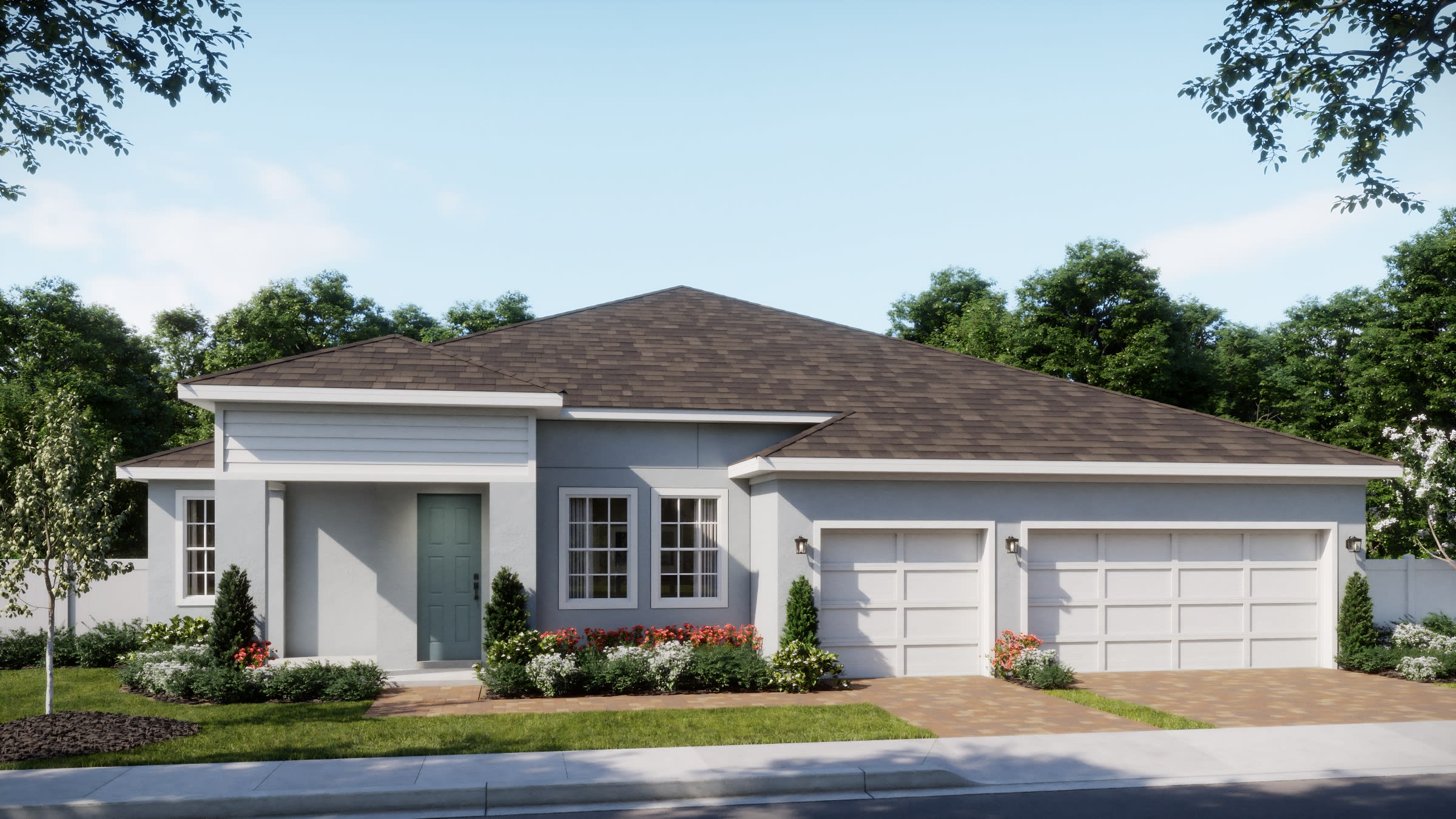 Brentwood | Traditional Elevation | New Homes in Central Florida | Landsea Homes
