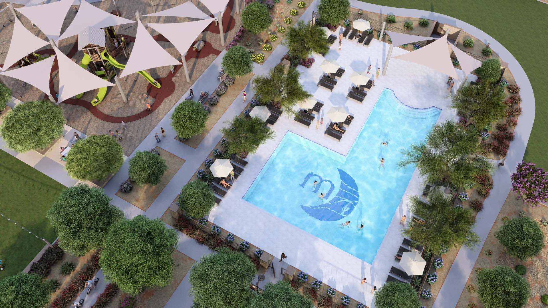 Amenities | Pool | Elara at Moonlight | New Homes in Maricopa, AZ by Landsea Homes