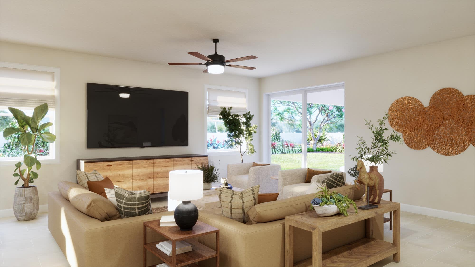 Gathering Room | Palmer | Trinity Gardens | New Homes in DeLand, FL by Landsea Homes