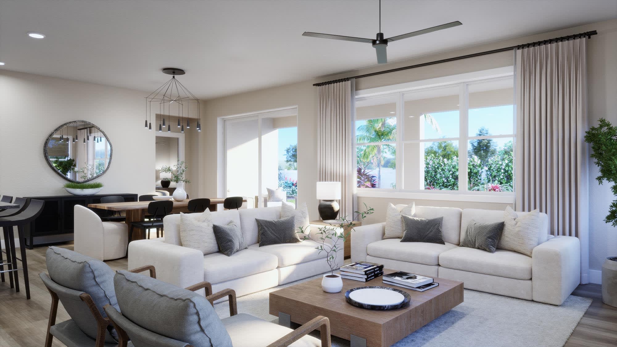 Great Room | Serenity | Trinity Gardens | New Homes in DeLand, FL by Landsea Homes